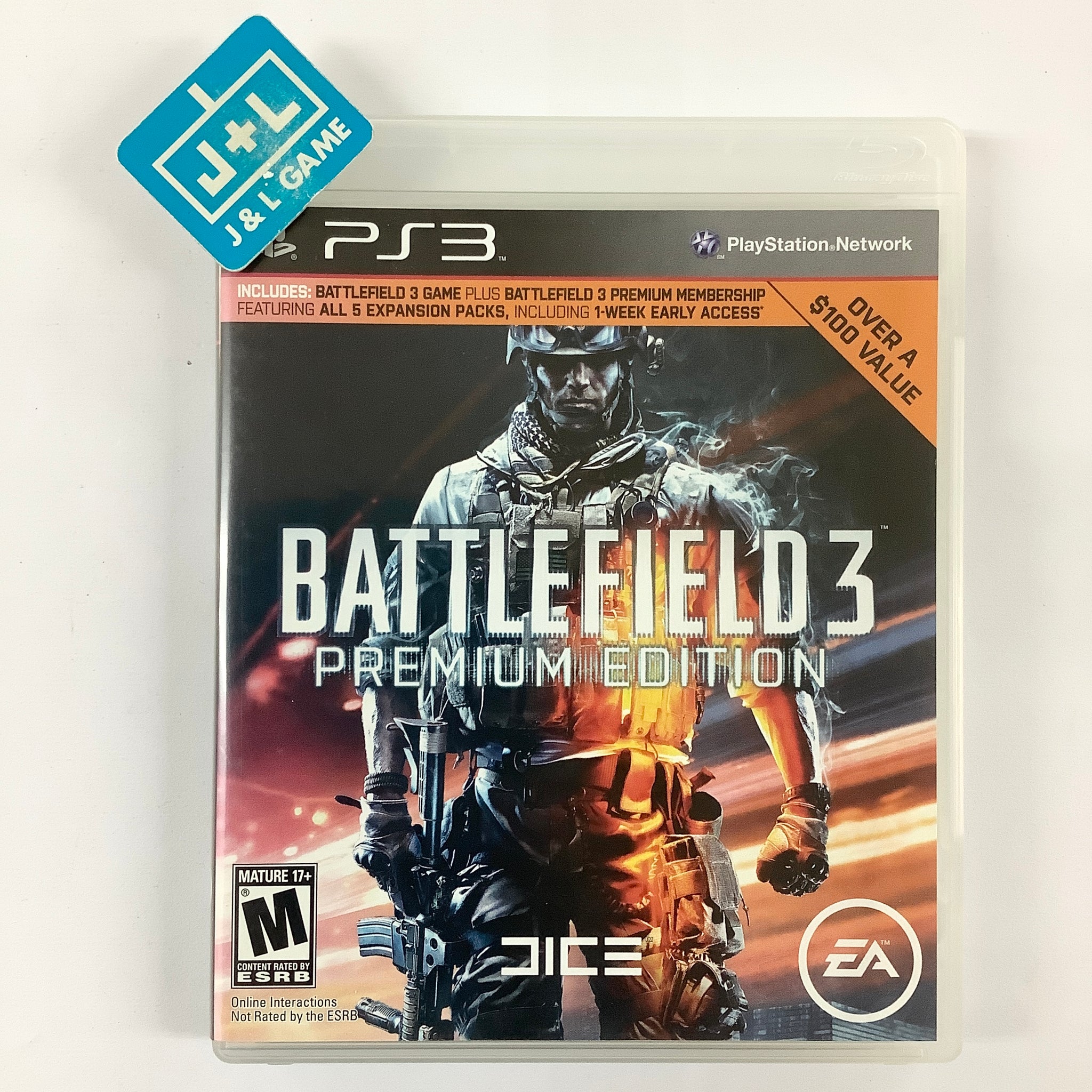 Battlefield 3: Premium Edition - (PS3) PlayStation 3 [Pre-Owned] Video Games Electronic Arts   