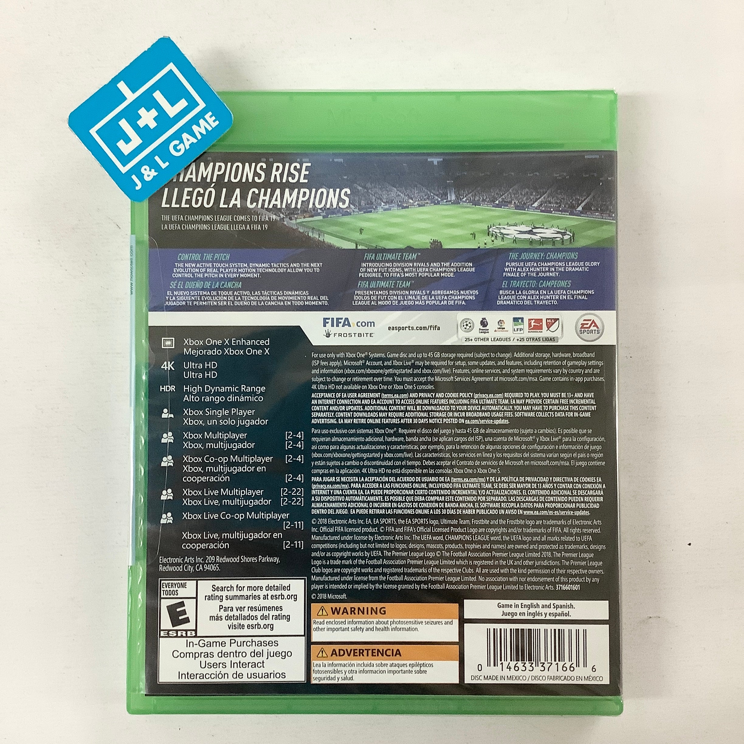 FIFA 19 - (XB1) Xbox One Video Games Electronic Arts   