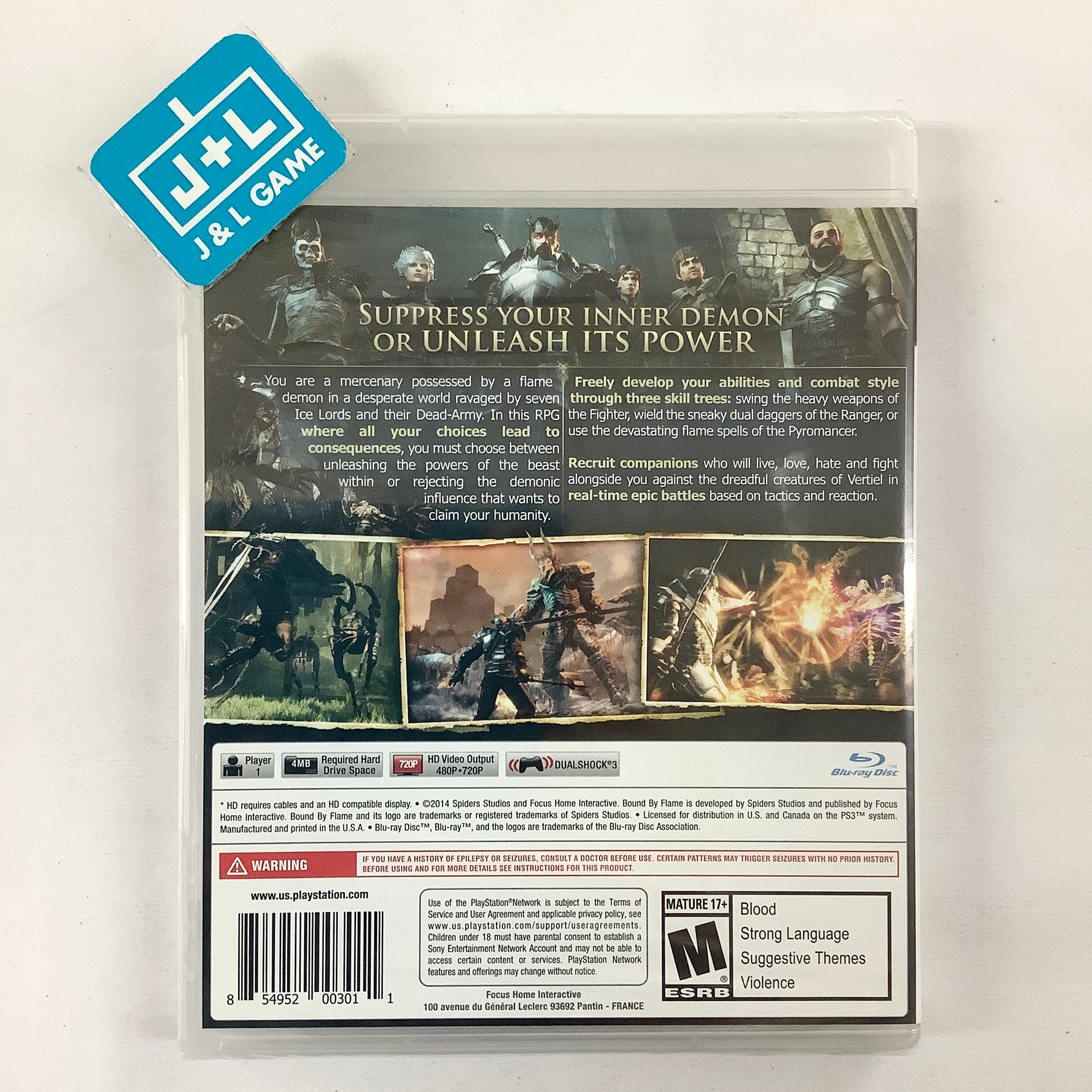 Bound by Flame - (PS3) PlayStation 3 Video Games Focus Home Interactive   