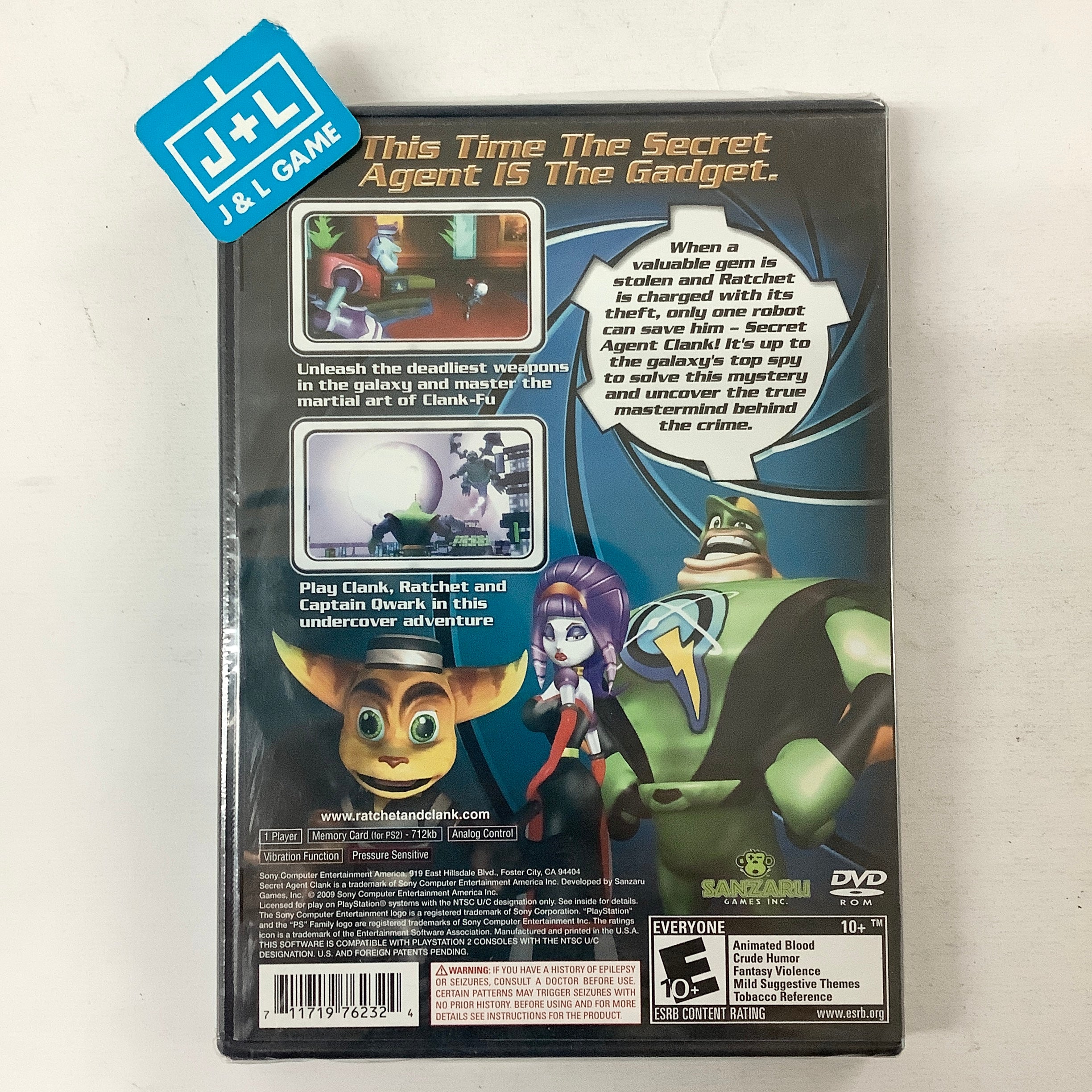 Secret Agent Clank - (PS2) PlayStation 2 Video Games SCEA   