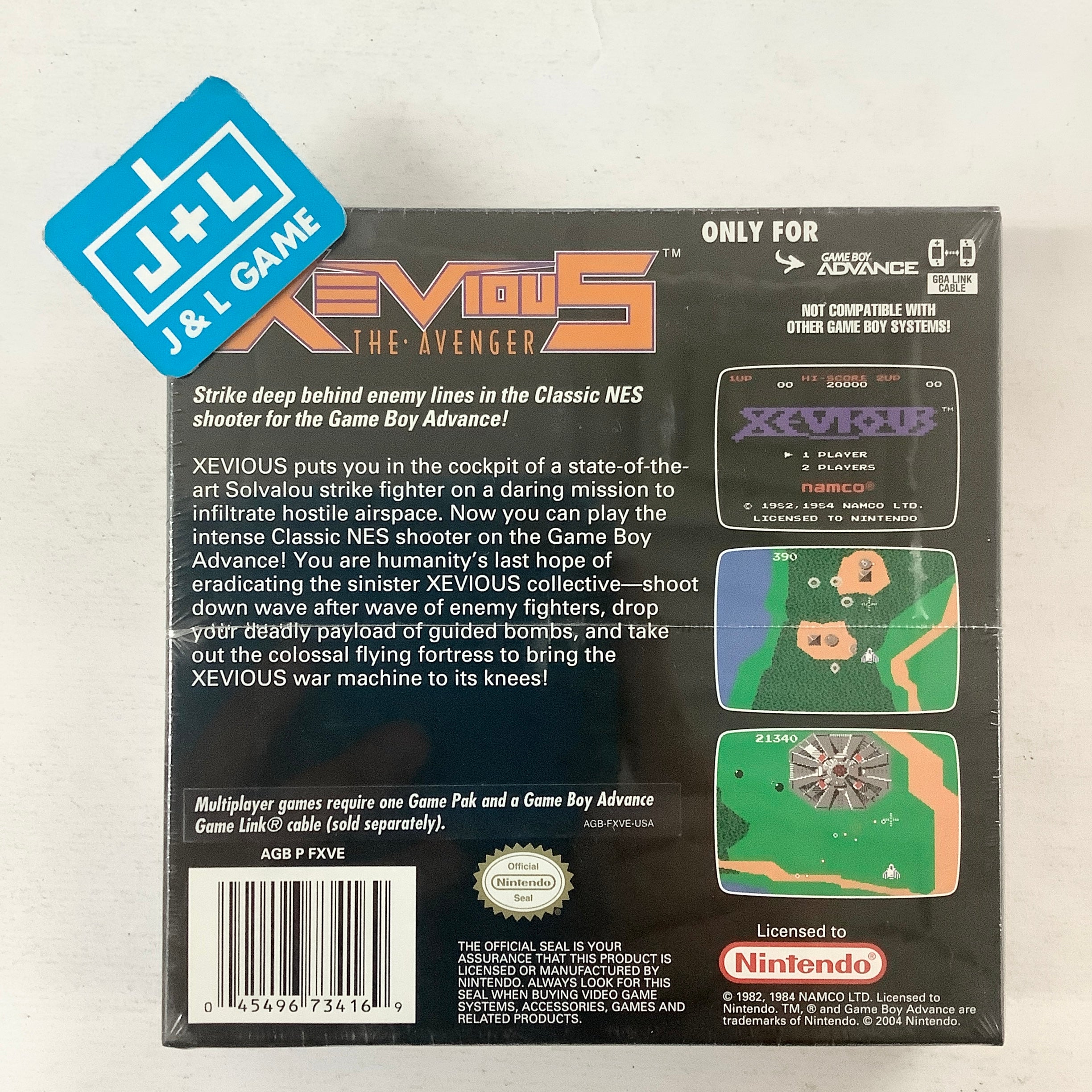 Classic NES Series: Xevious - (GBA) Game Boy Advance | J&L Game