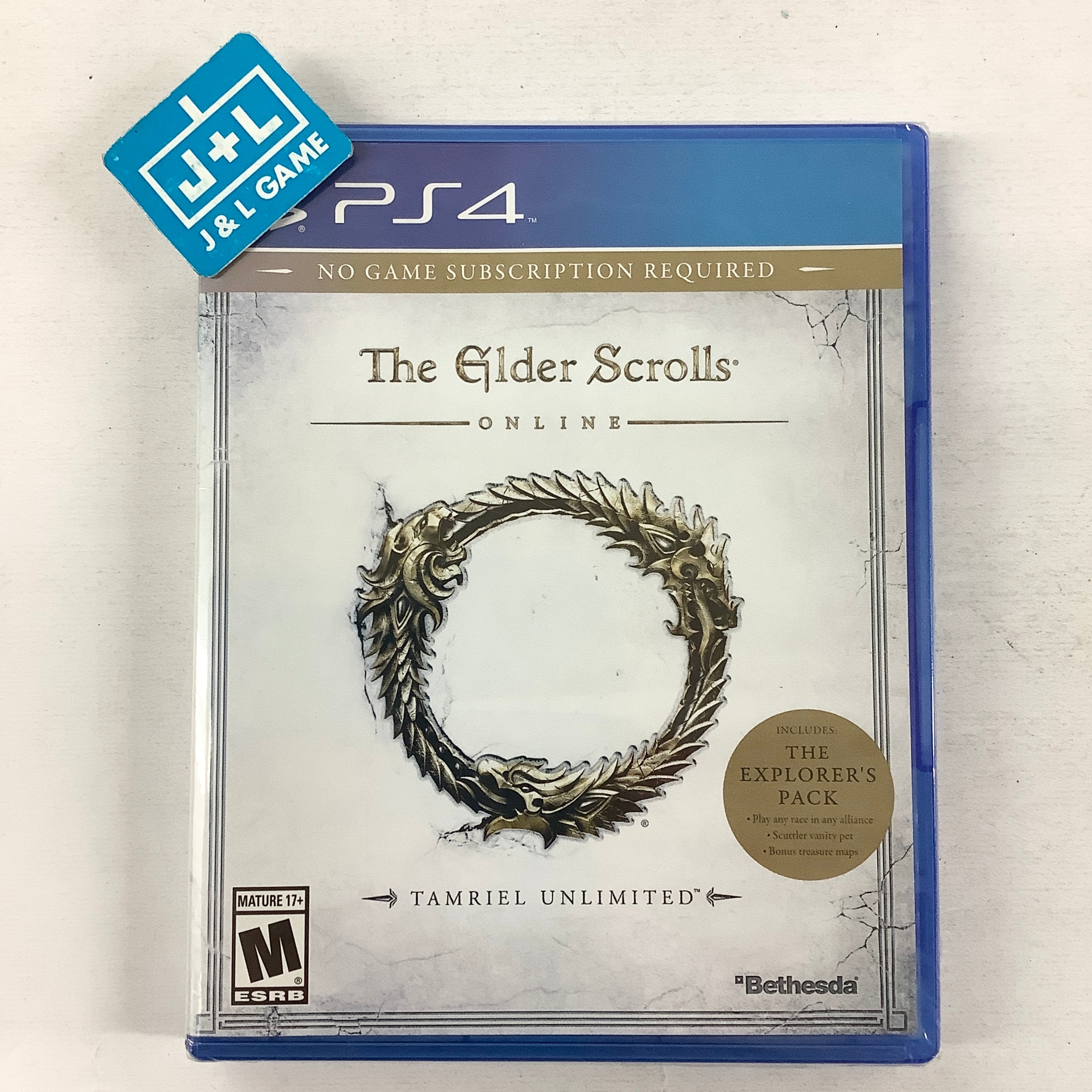 The Elder Scrolls Online: Tamriel Unlimited - (PS4) PlayStation 4 Video Games Bethesda Softworks