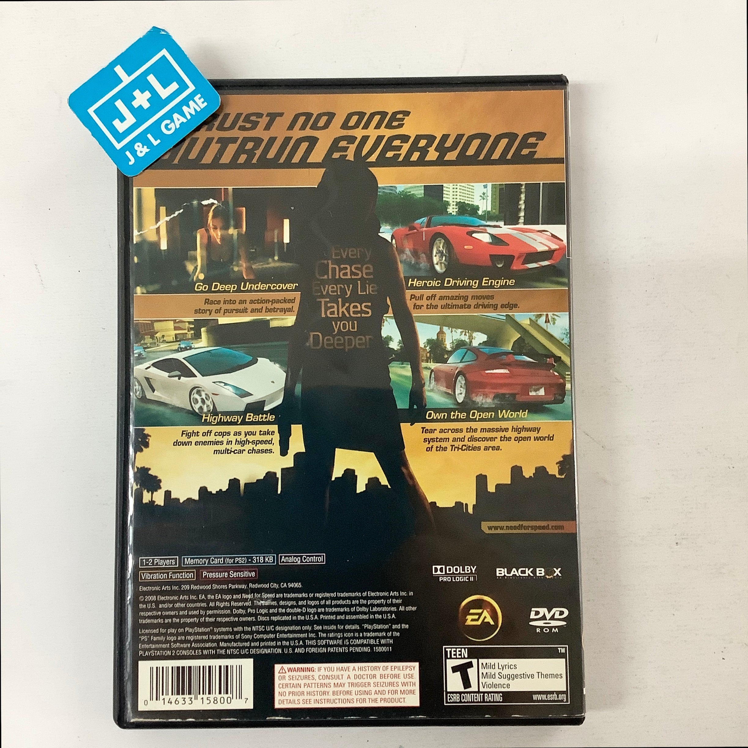 Need for Speed Undercover - (PS2) PlayStation 2 [Pre-Owned] Video Games Electronic Arts   