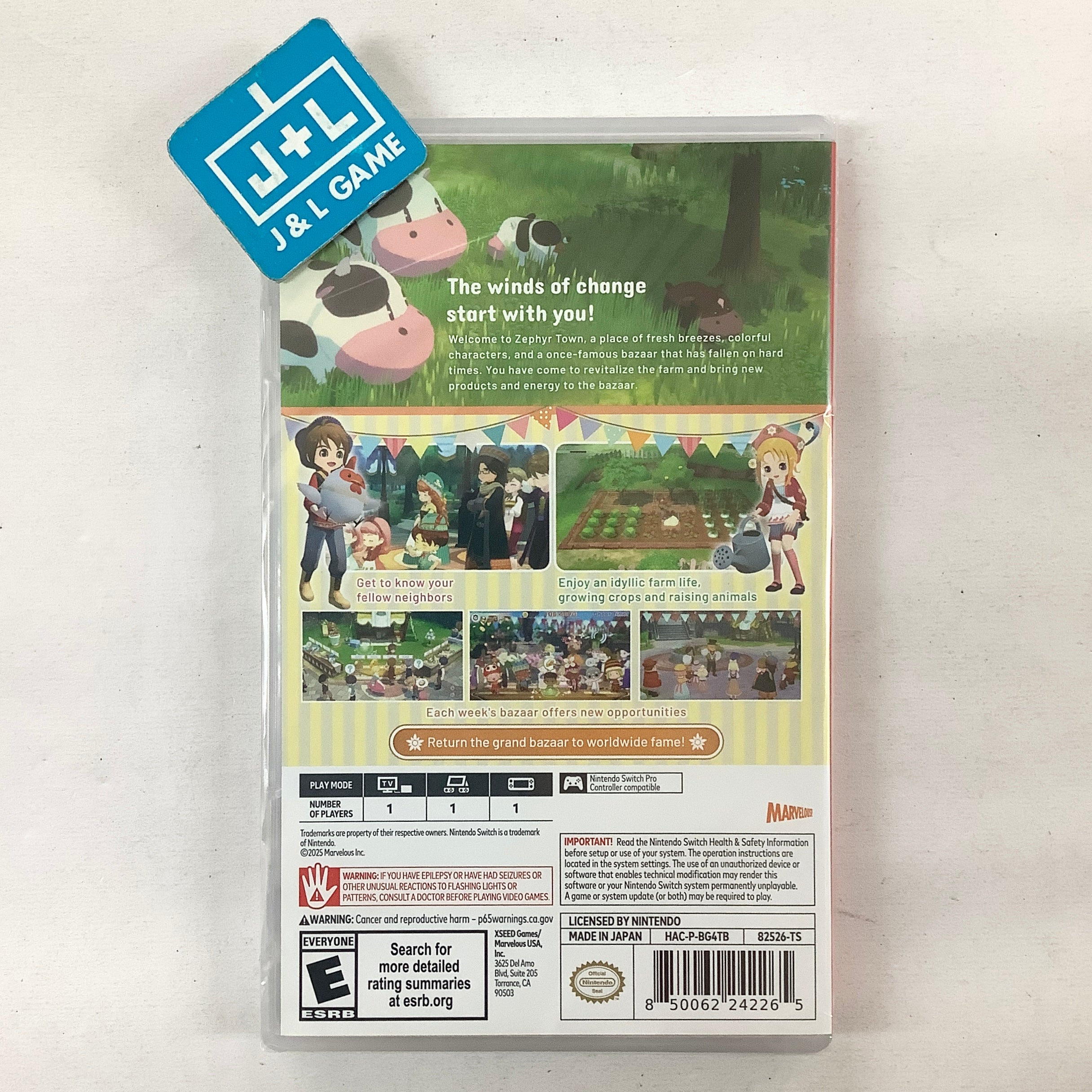 Story of Seasons: Grand Bazaar - (NSW) Nintendo Switch Video Games XSEED Games