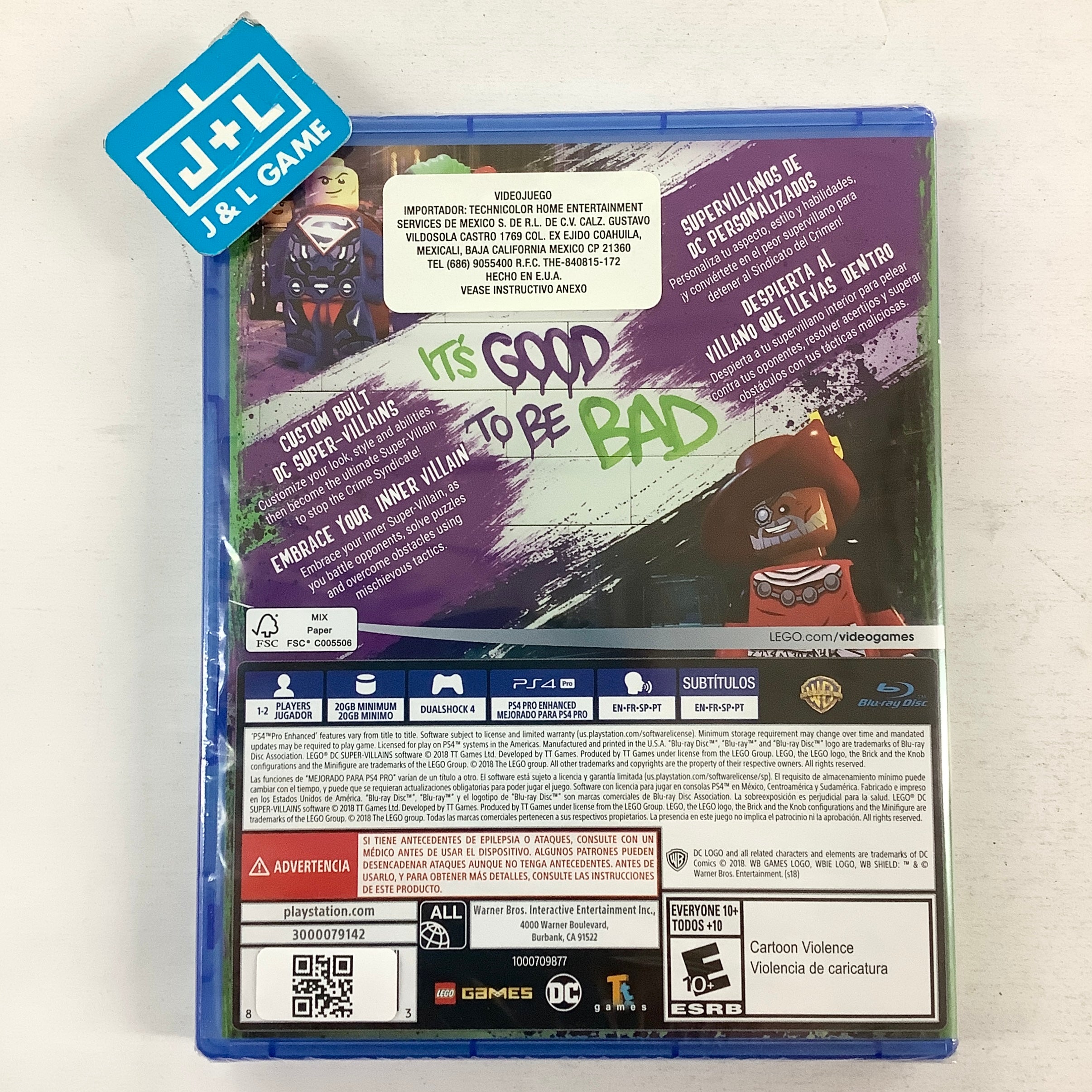 LEGO DC Super-Villains - (PS4) PlayStation 4 Video Games WB Games