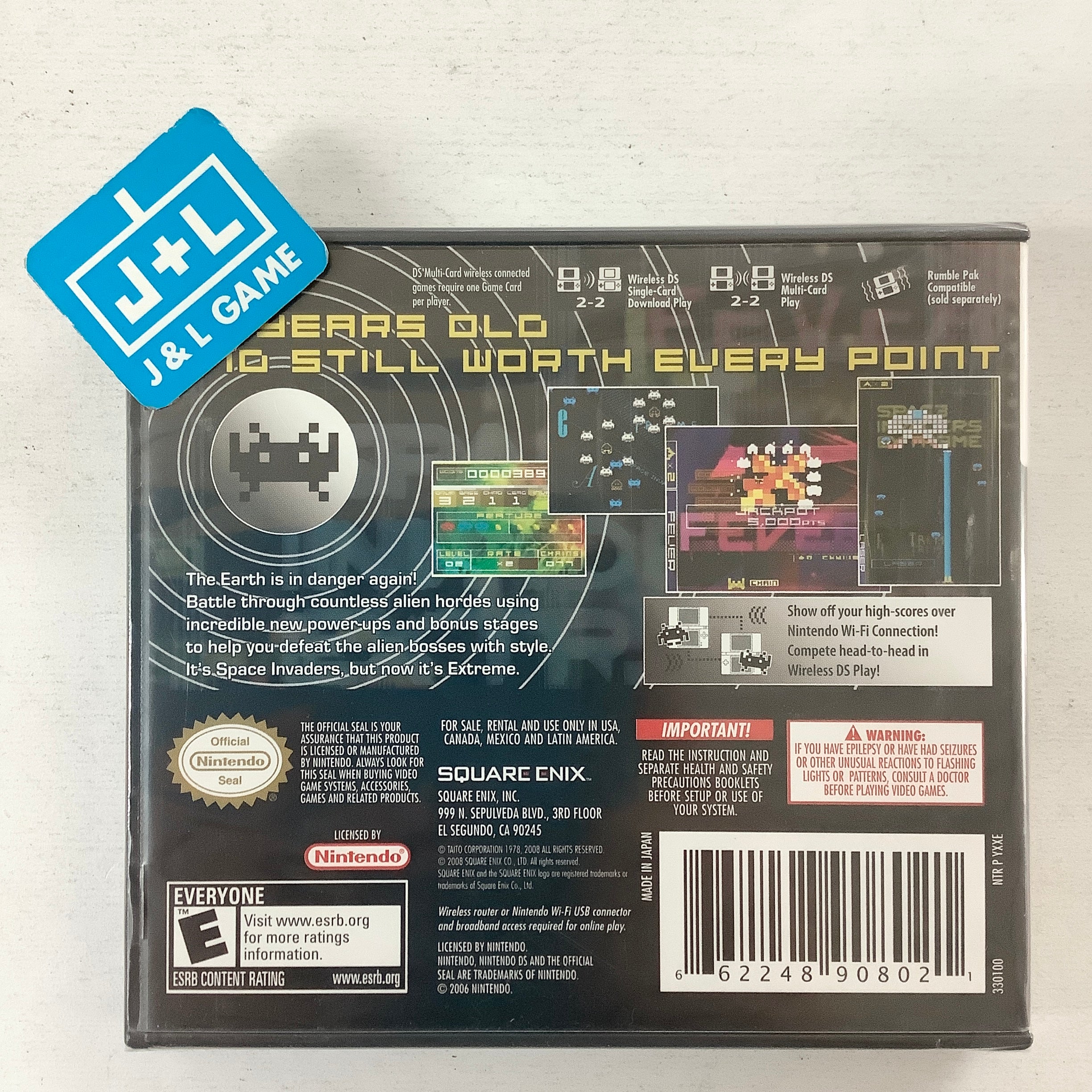 Space Invaders Extreme - (NDS) Nintendo DS Video Games Square Enix   