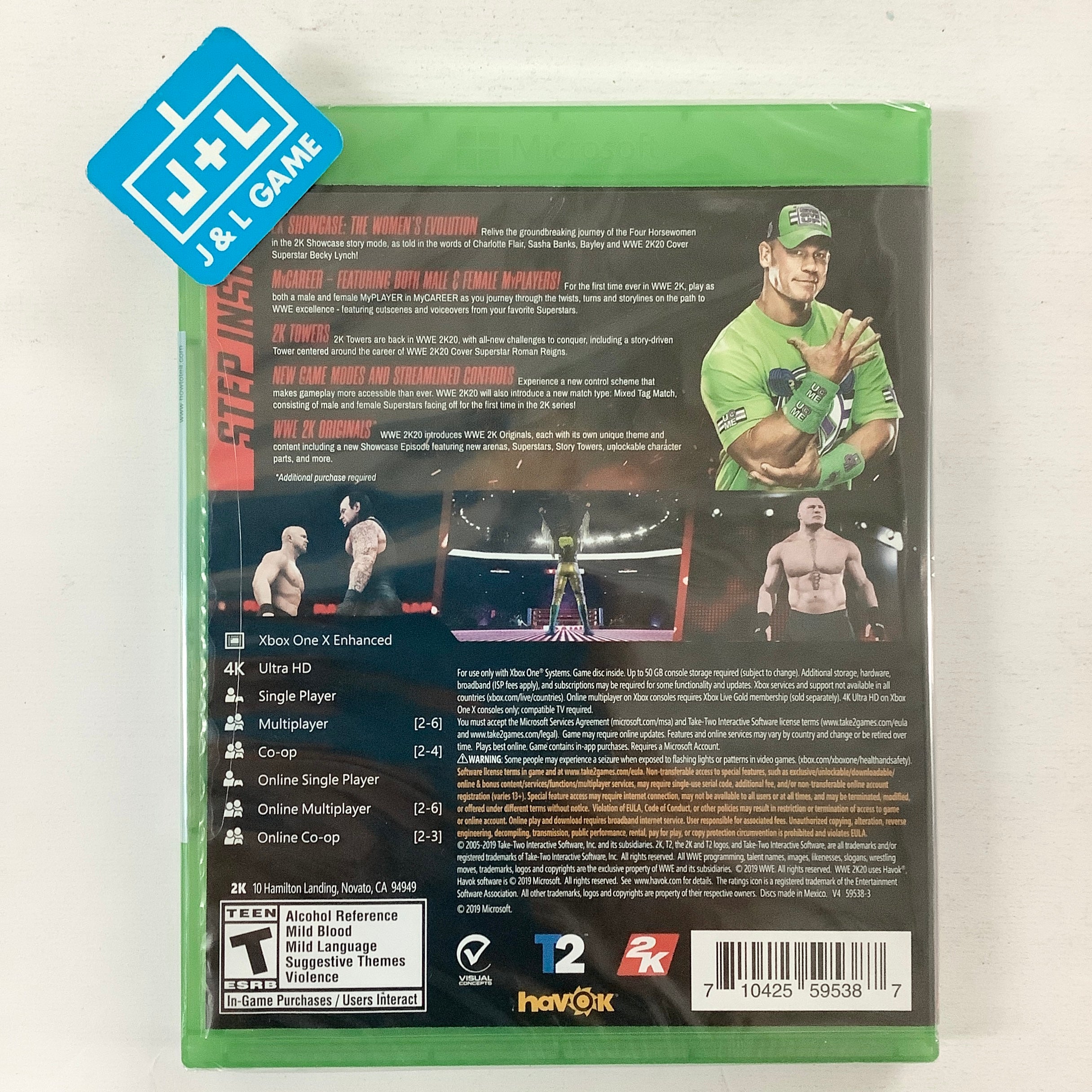 WWE 2K20 - (XB1) Xbox One Video Games 2K Games   