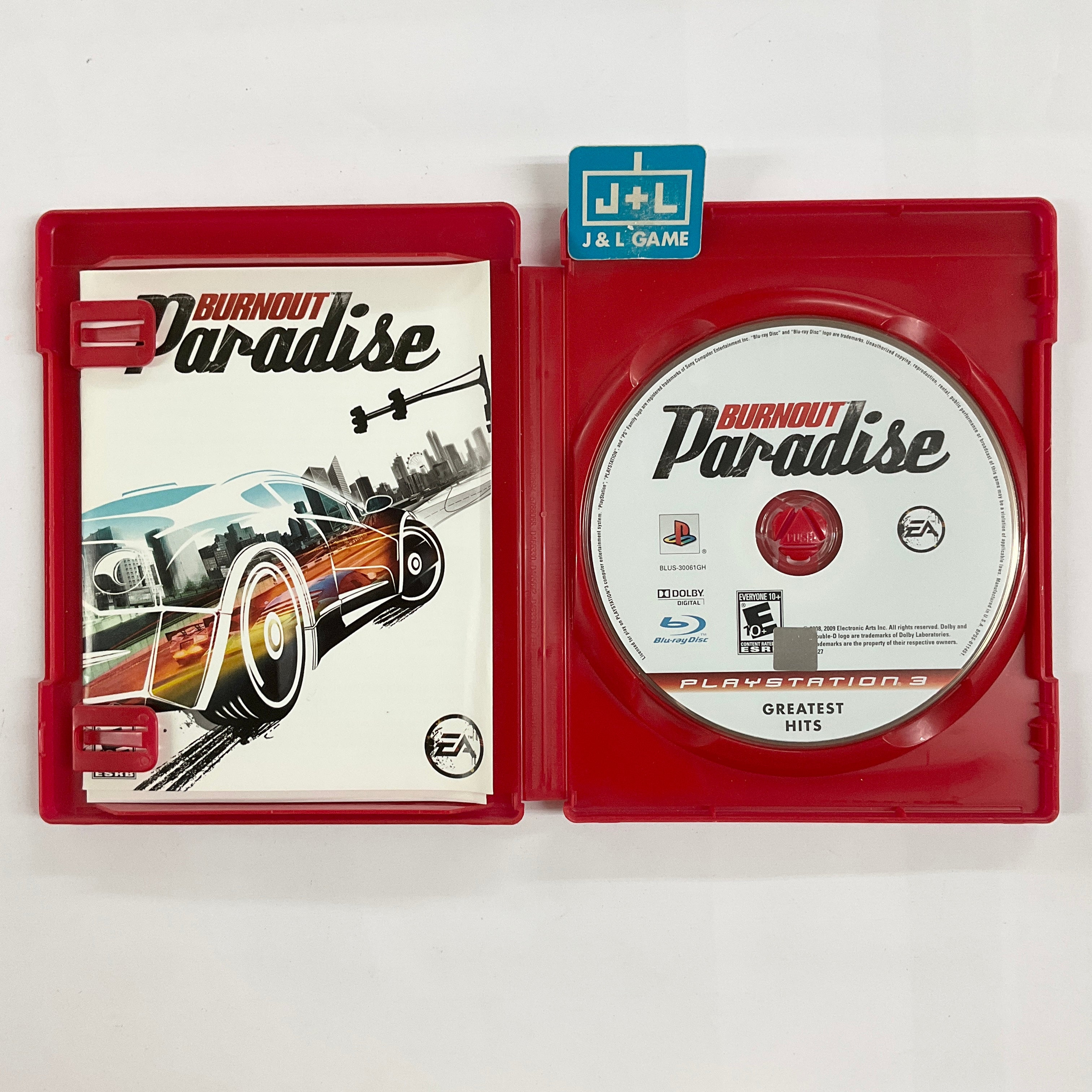 Burnout Paradise (Greatest Hits) - (PS3) Playstation 3 [Pre-Owned] Video Games Electronic Arts   