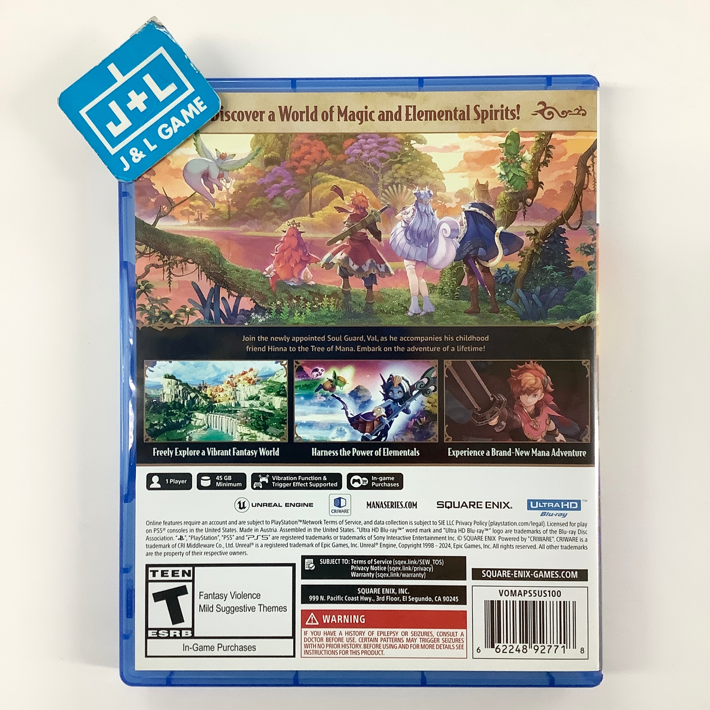 Visions of Mana - (PS5) PlayStation 5 [Pre-Owned] Video Games Square Enix