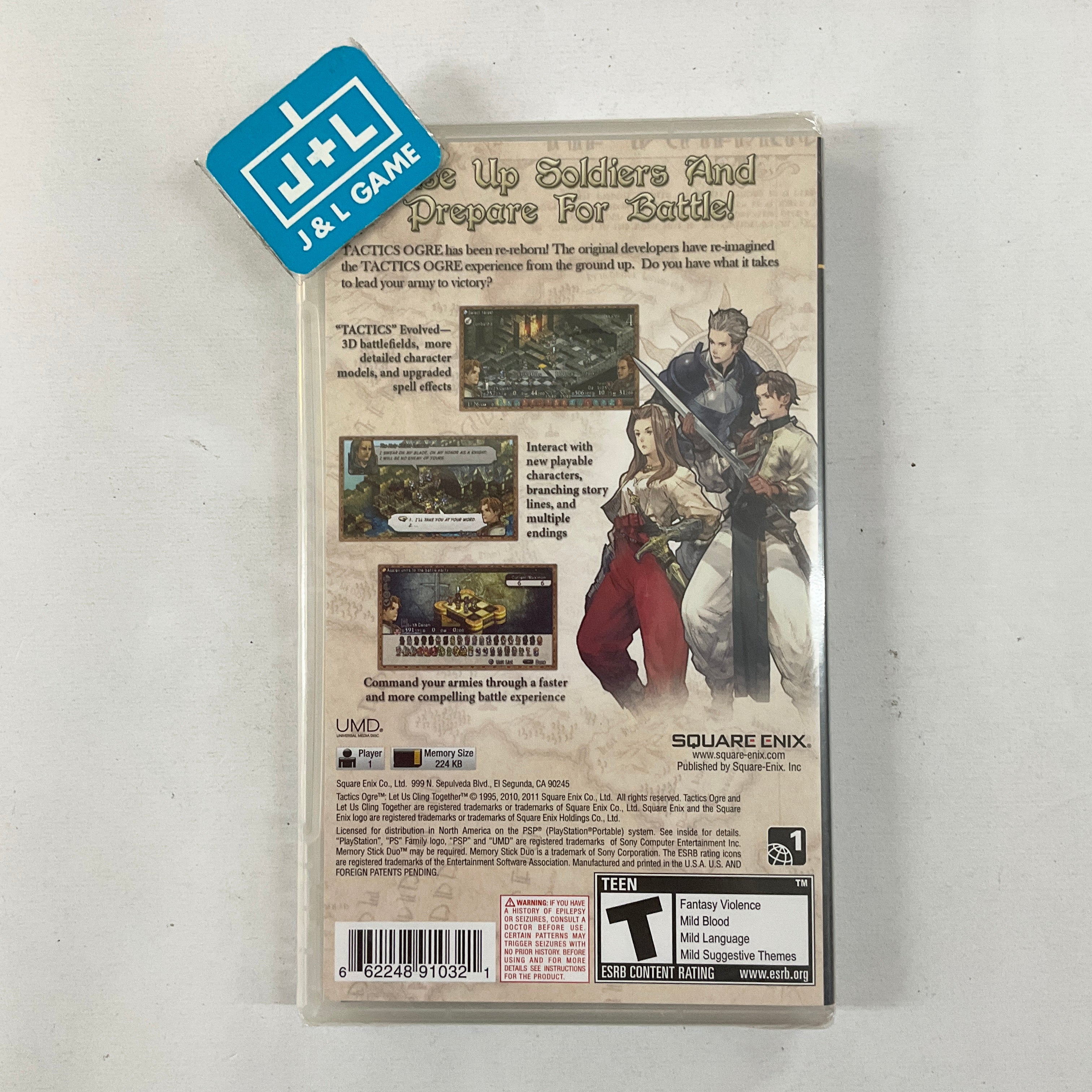Tactics Ogre: Let Us Cling Together - Sony PSP Video Games Square Enix