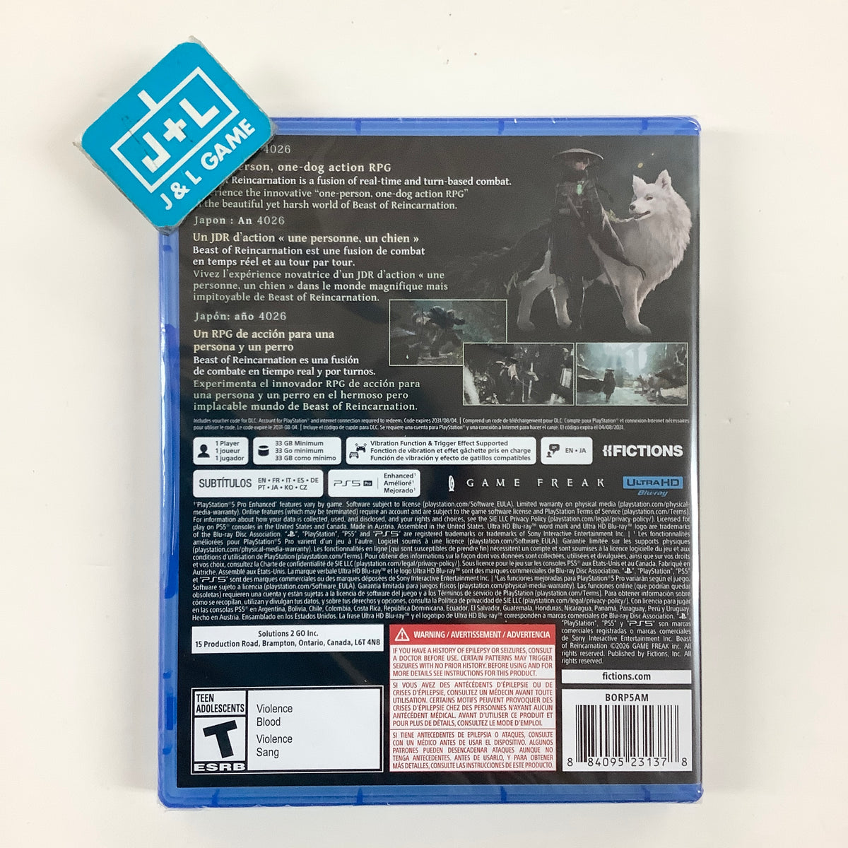 Beast of Reincarnation - (PS5) PlayStation 5 Video Games Fictions