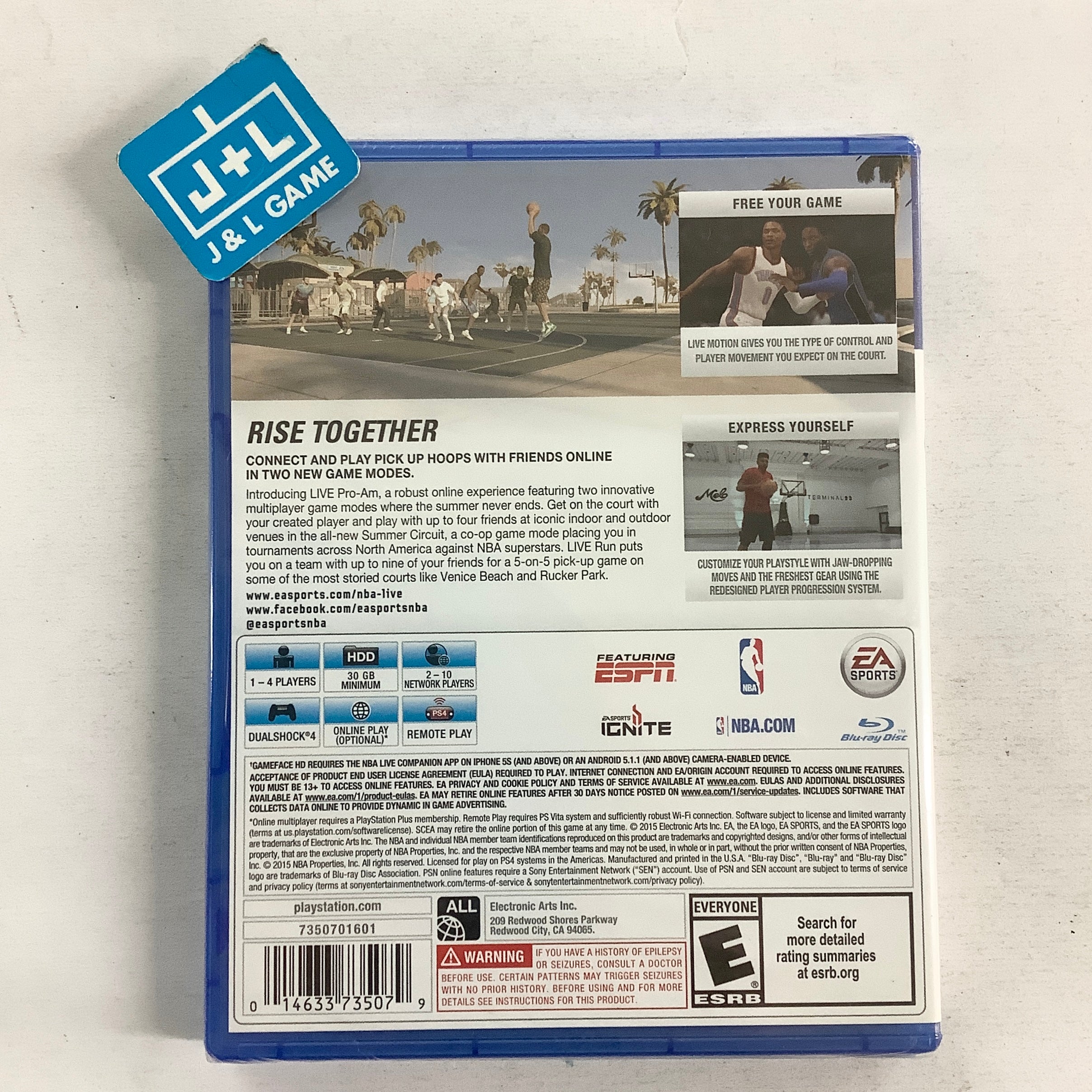 NBA Live 16 - (PS4) PlayStation 4 | J&L Game