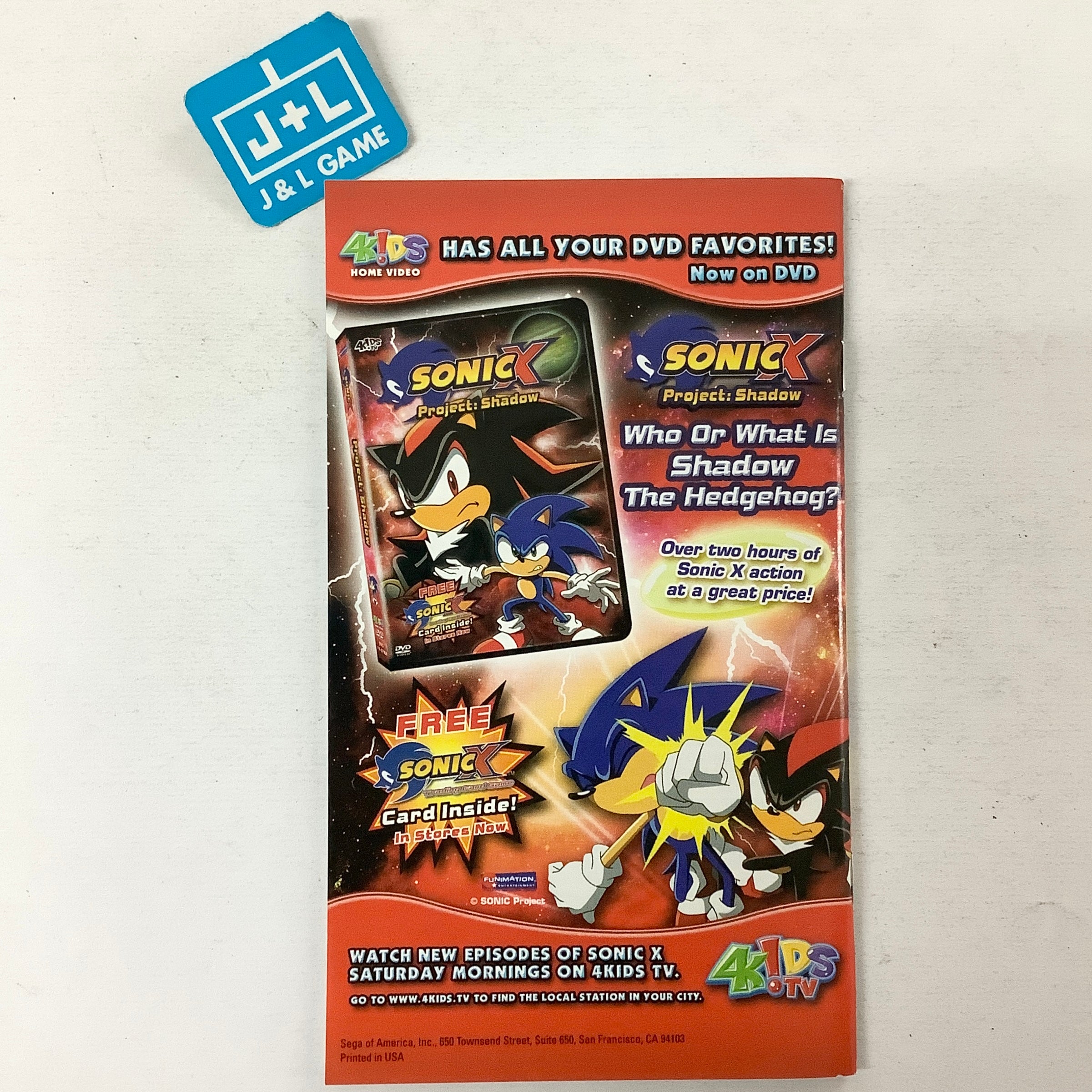 Shadow the Hedgehog - (GC) GameCube [Pre-Owned] Video Games Sega   