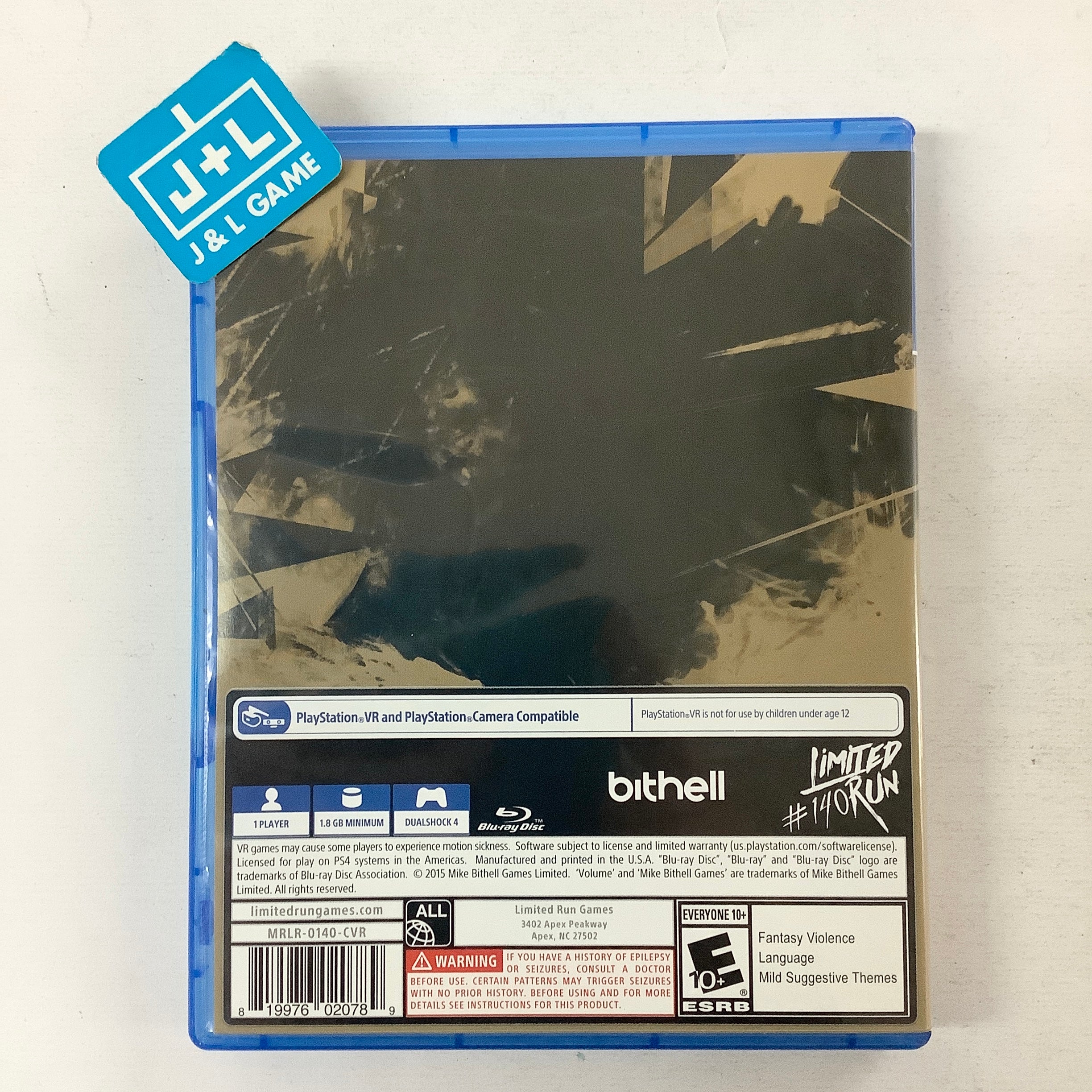 Volume (Limited Run #140) - (PS4) Playstation 4 [Pre-Owned] Video Games Limited Run   