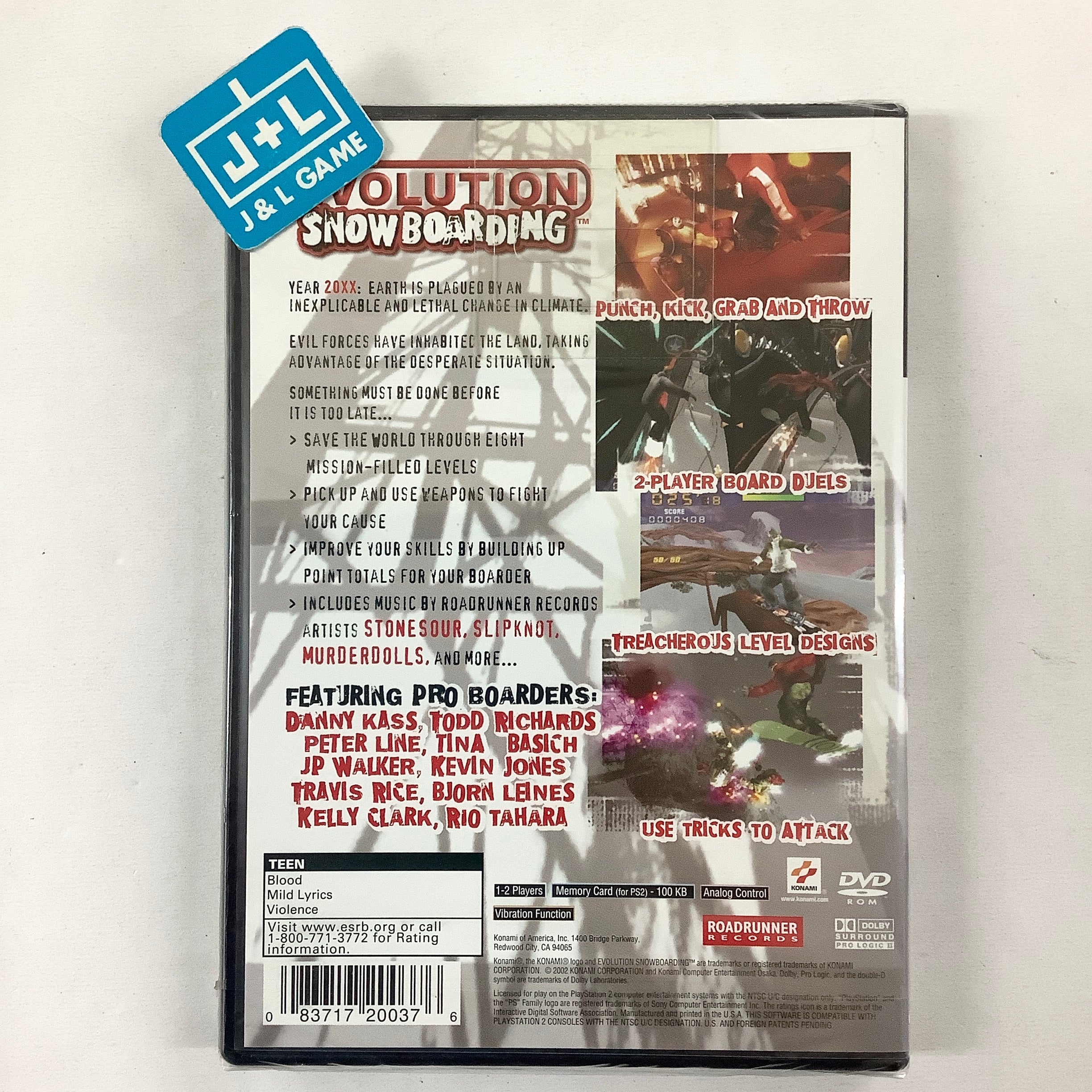 Evolution Snowboarding - (PS2) PlayStation 2 Video Games Konami   