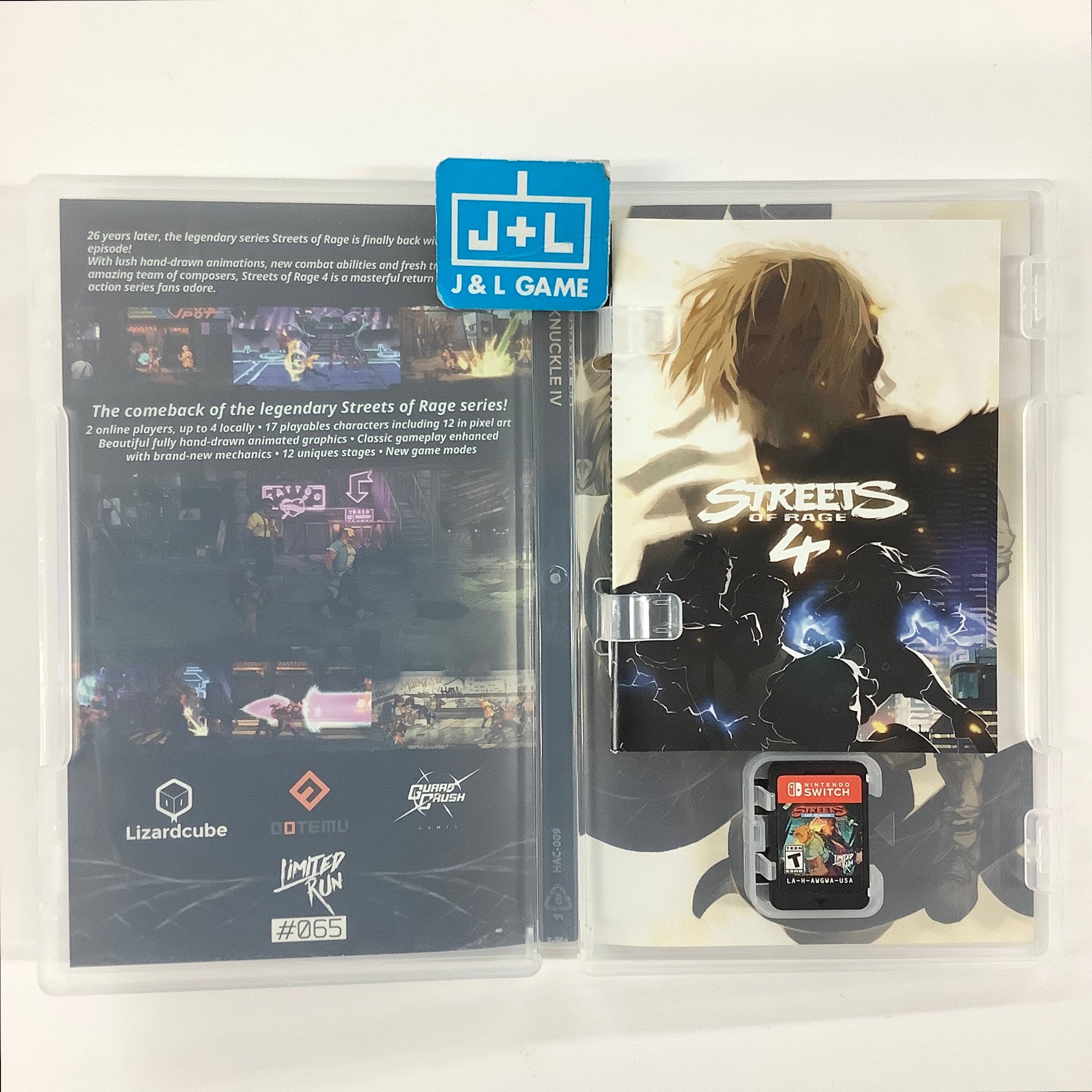 Streets of Rage 4 (Limited Run #065) - (NSW) Nintendo Switch [Pre-Owned] Book Limited Run