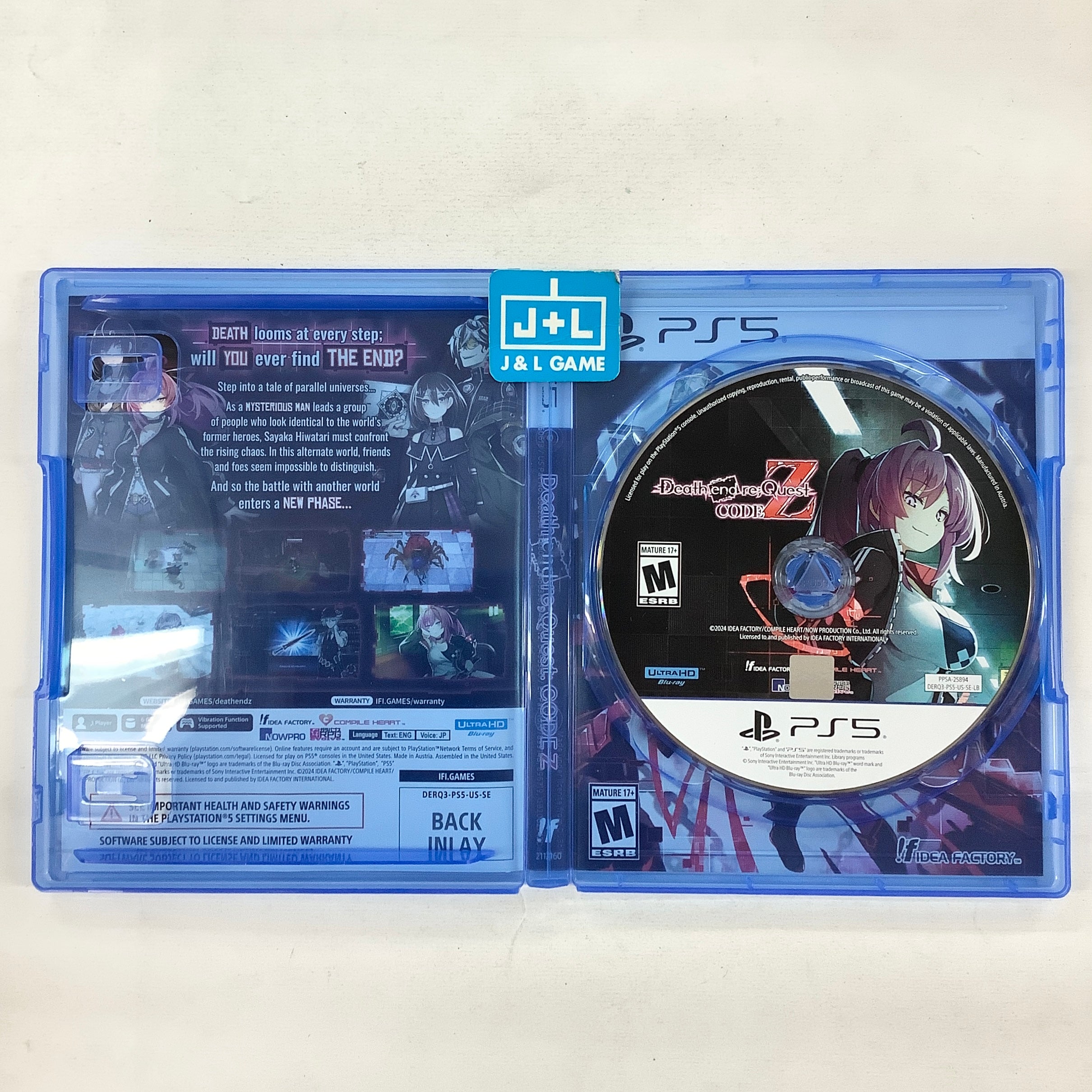 Death End Re;Quest CodeZ - (PS5) Playstation 5 [Pre-Owned] Video Games Idea Factory