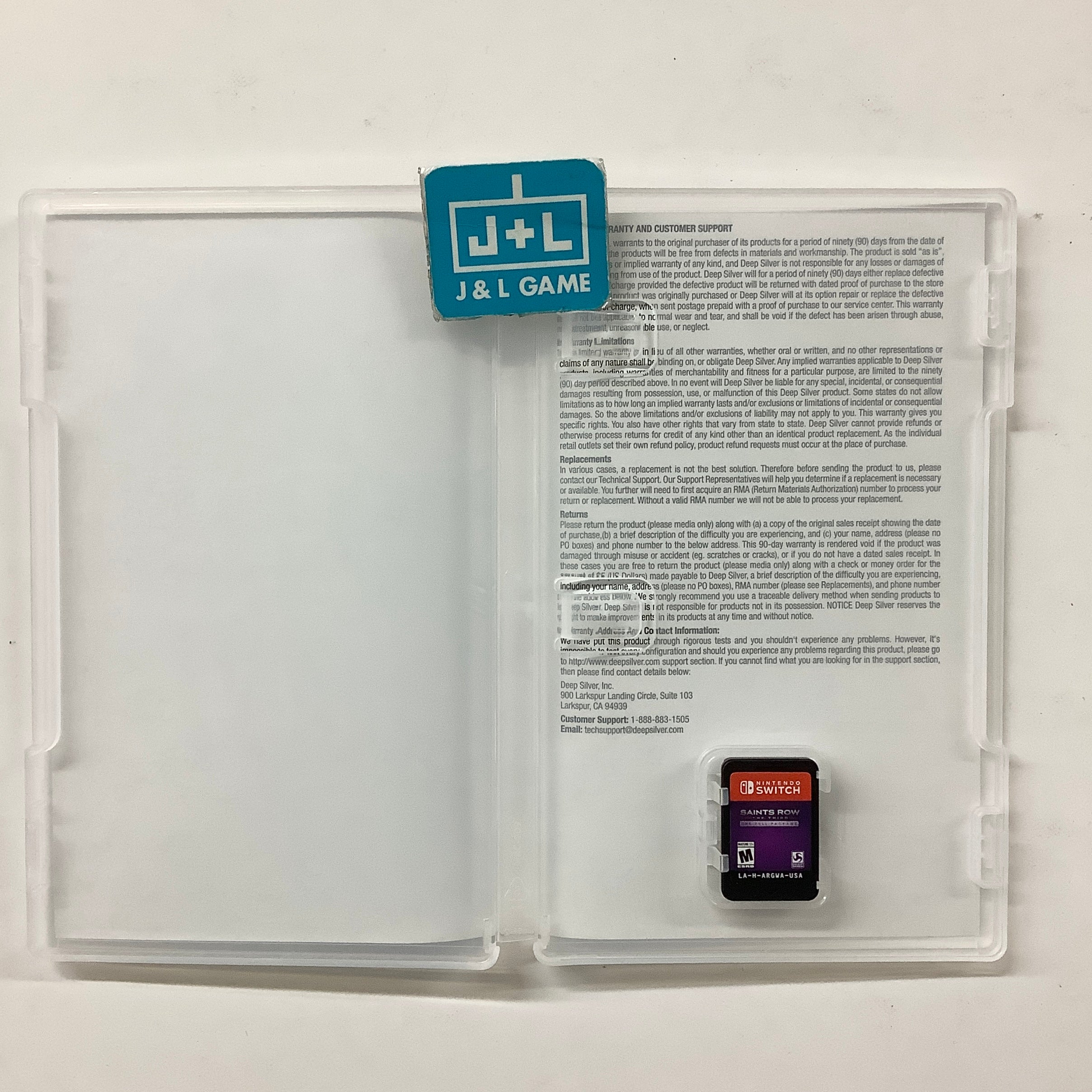 Saints Row: The Third - The Full Package - (NSW) Nintendo Switch [Pre-Owned] Video Games THQ Nordic