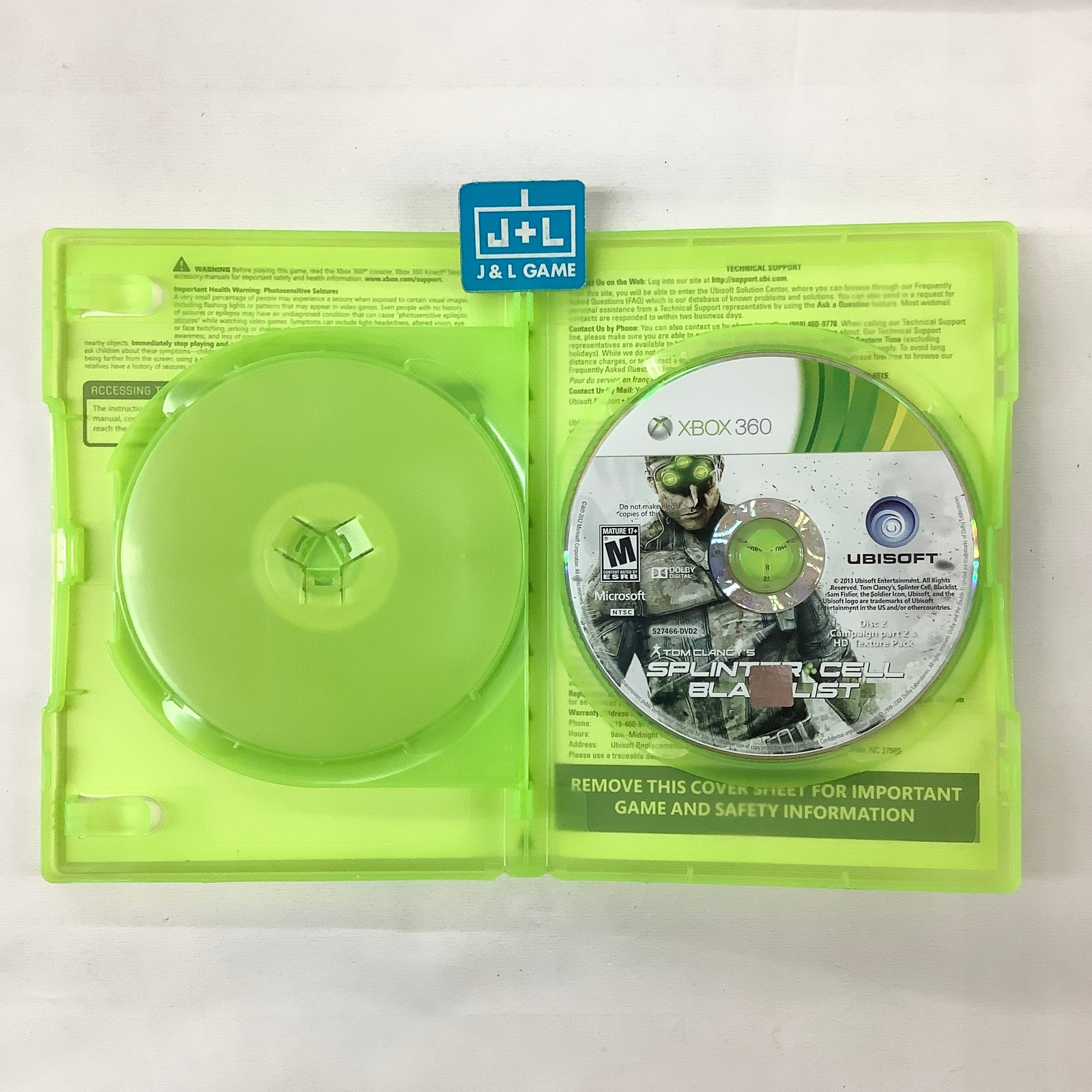 Tom Clancy's Splinter Cell: Blacklist (GameStop Edition) - Xbox 360 [Pre-Owned]