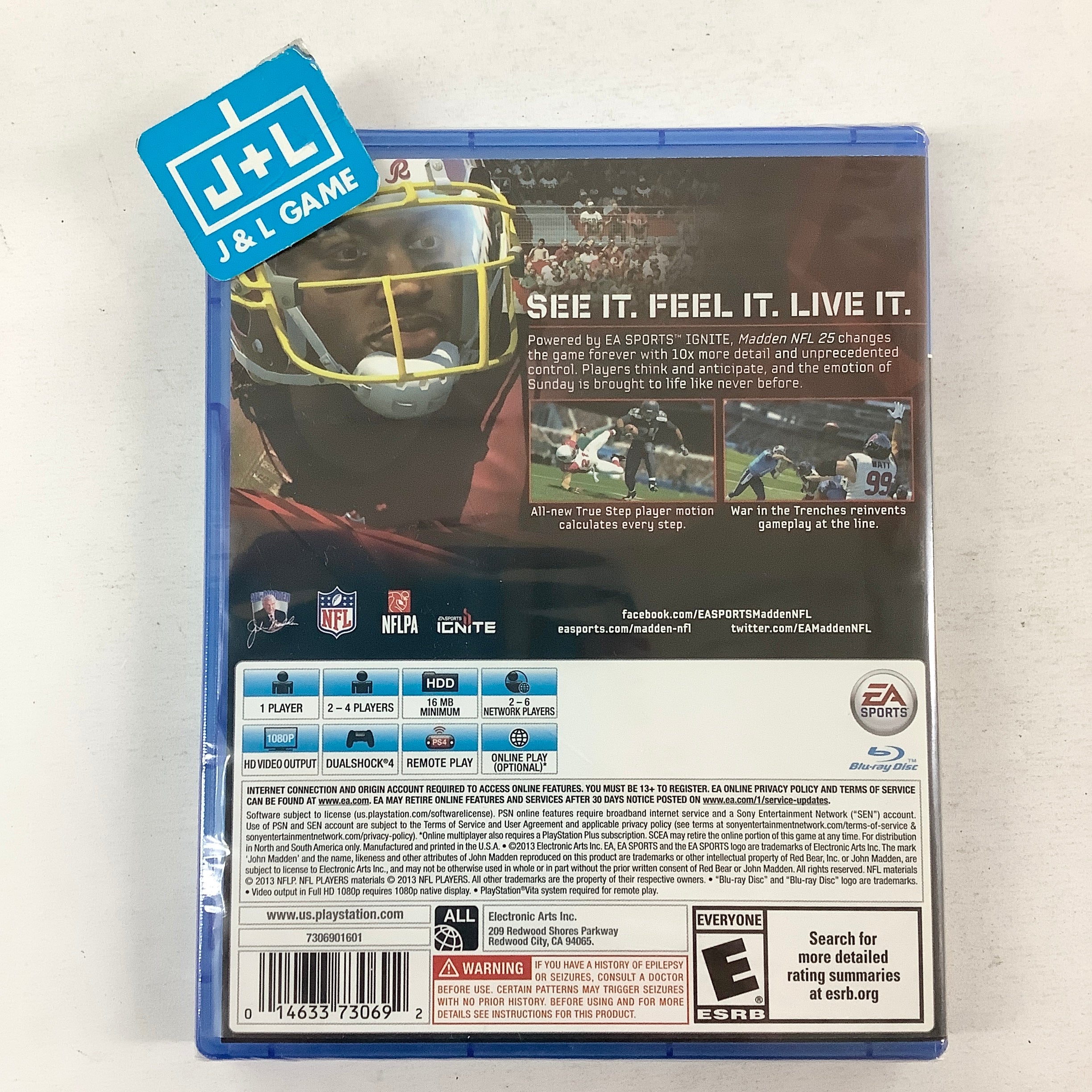 Madden NFL 25 (1989-2014) - (PS4) PlayStation 4 Video Games Electronic Arts