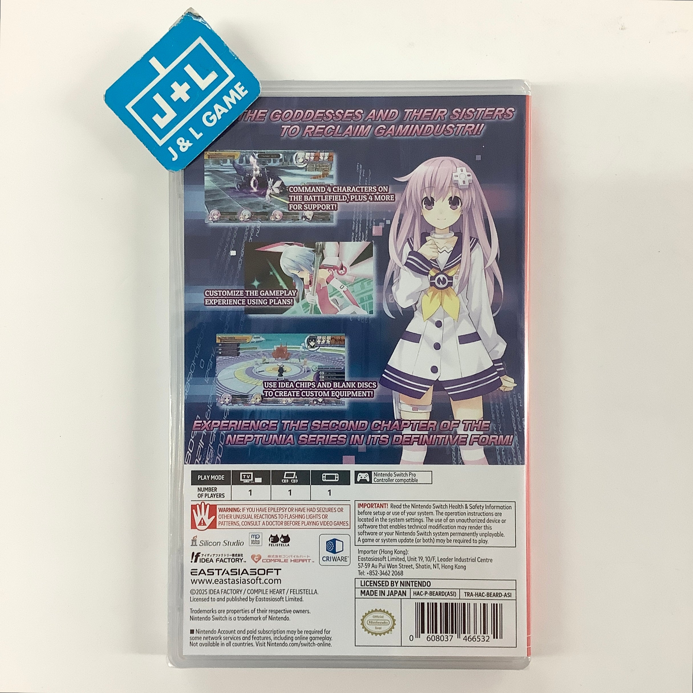 Hyperdimension Neptunia Re;Birth2: Sisters Generation - (NSW) Nintendo Switch (Asia Import) Video Games EastAsiaSoft
