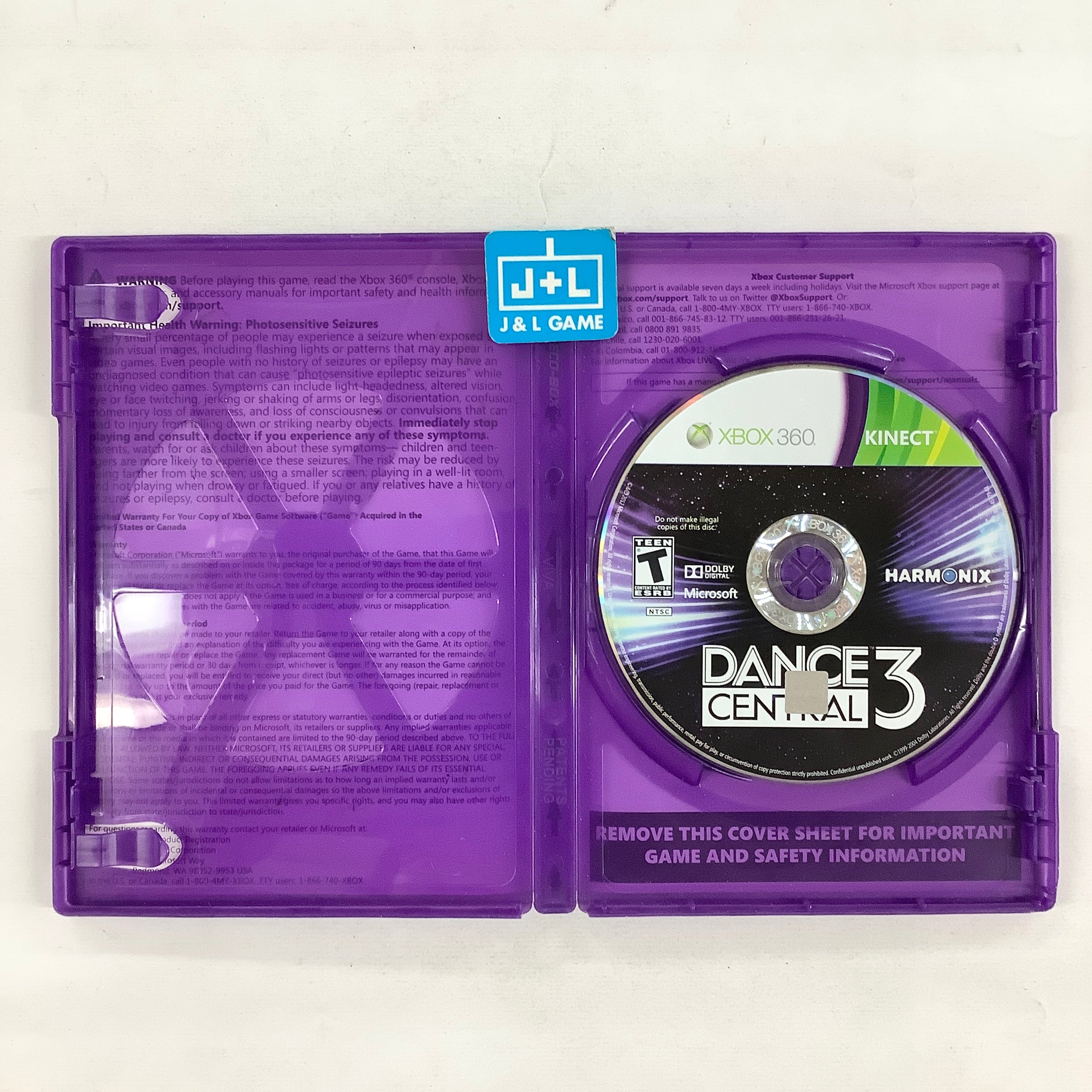 Dance Central 3 (Kinect Required) - Xbox 360 [Pre-Owned] Video Games Microsoft