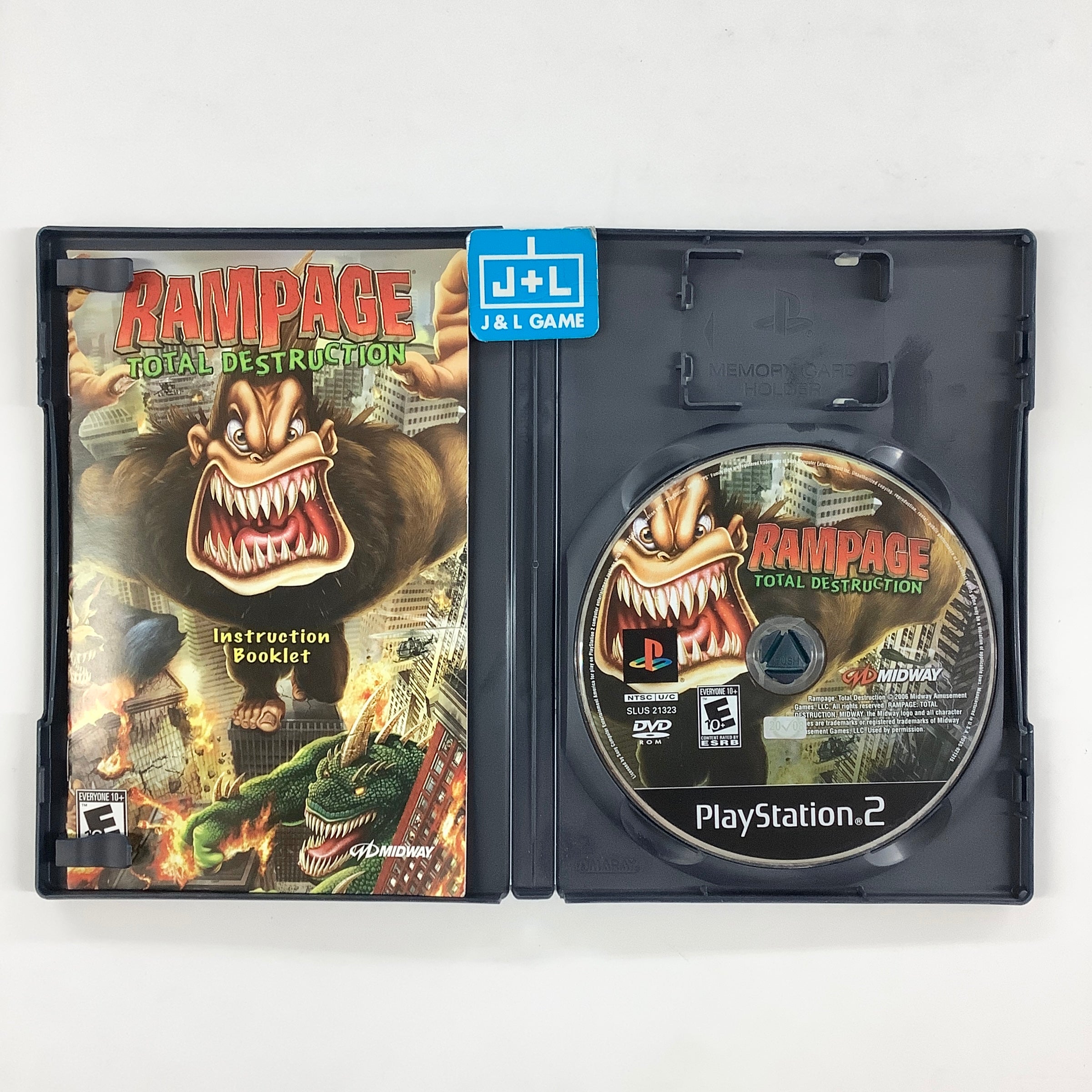 Rampage: Total Destruction - (PS2) PlayStation 2 [Pre-Owned]