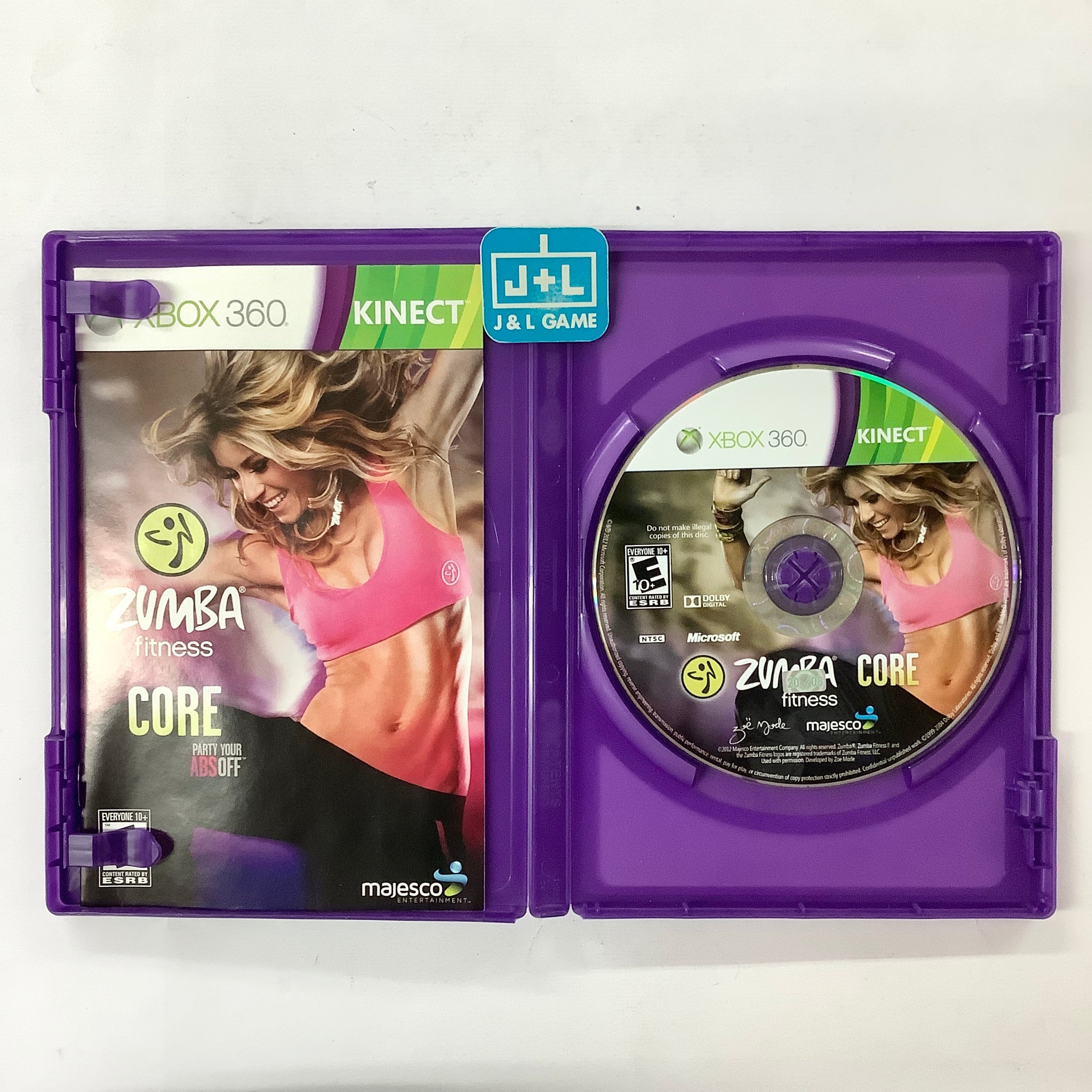 Zumba Fitness Core (Kinect Required) - Xbox 360 [Pre-Owned] Video Games Majesco   