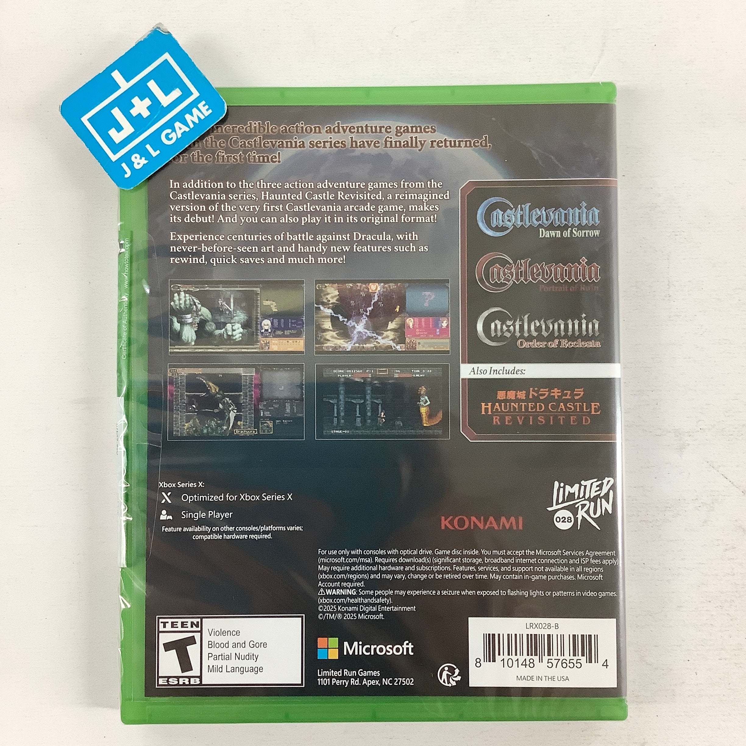 Castlevania Dominus Collection (Portrait of Ruin Cover) (Limited Run #028) - (XSX) Xbox Series X Video Games Limited Run Games