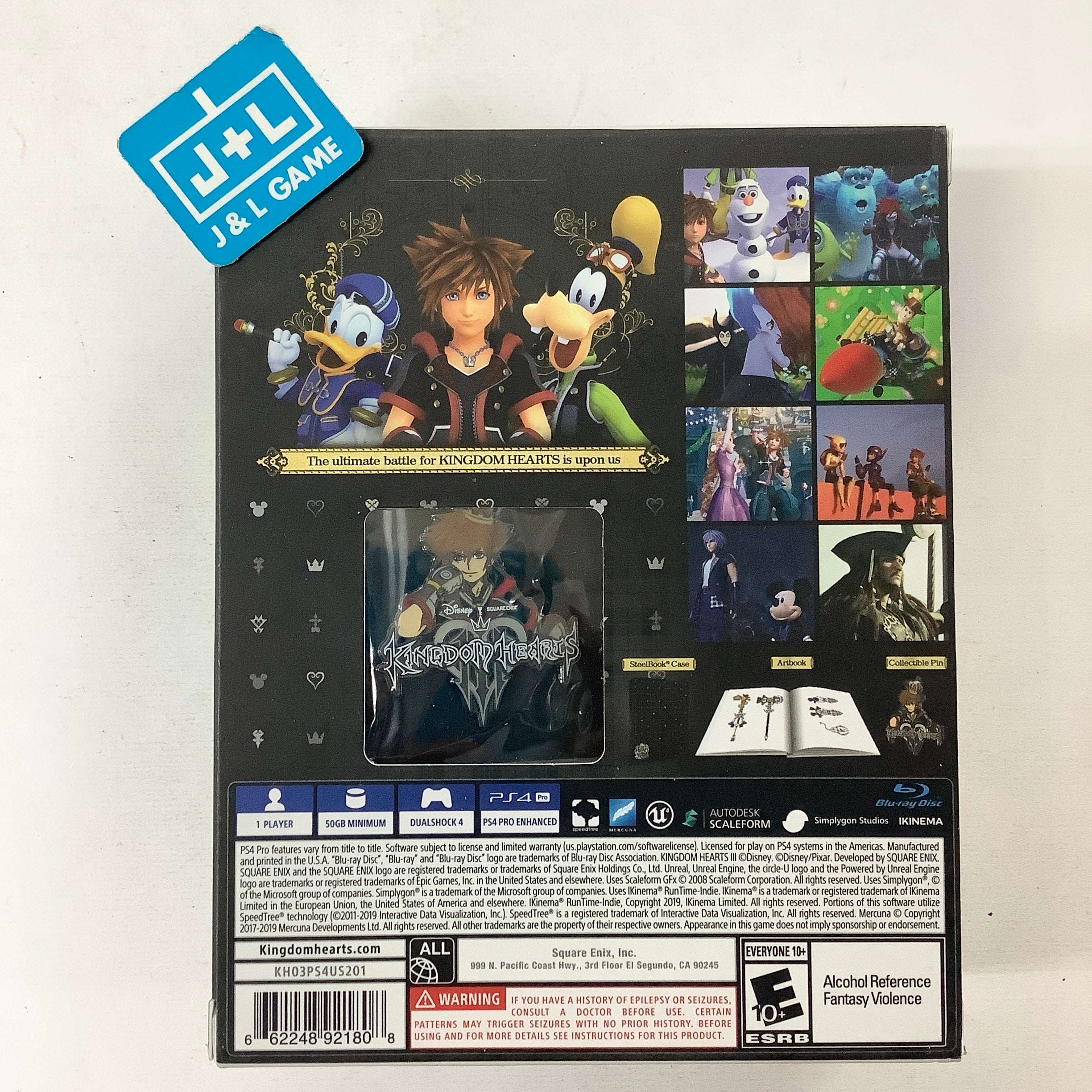 Kingdom Hearts III (Deluxe Edition) - (PS4) PlayStation 4 [Pre