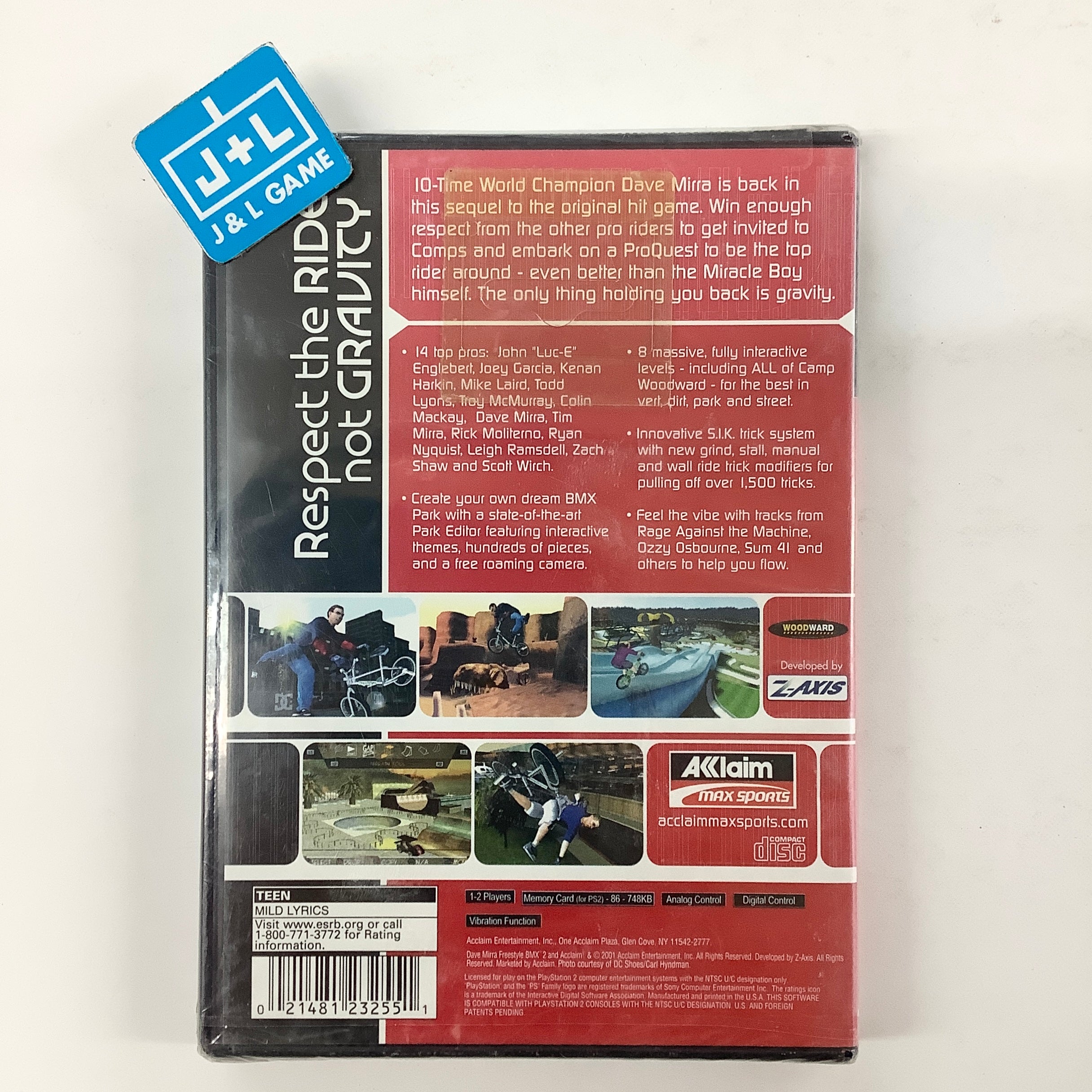 Dave Mirra Freestyle BMX 2 - (PS2) PlayStation 2 Video Games Acclaim