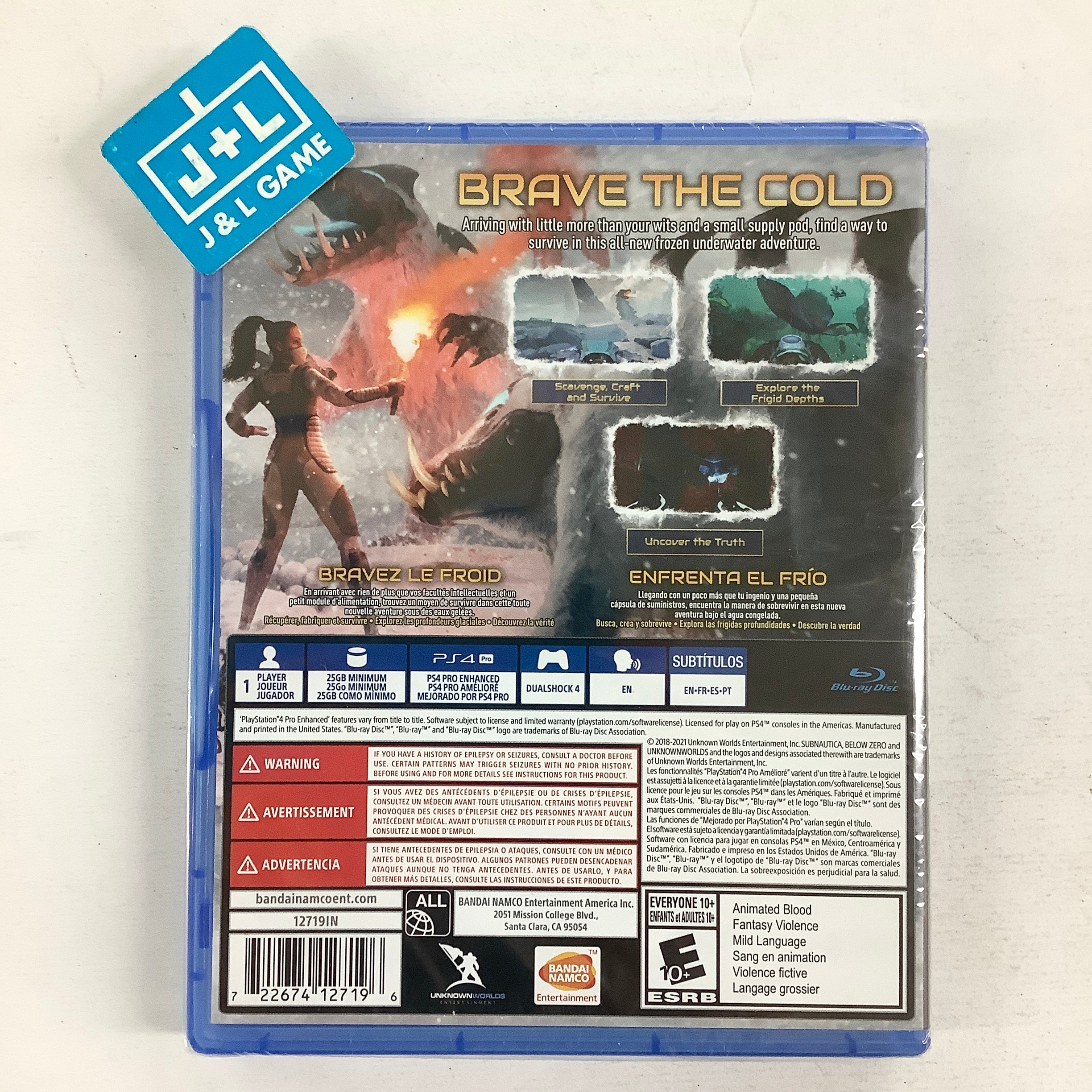 Subnautica: Below Zero - (PS4) PlayStation 4 Video Games BANDAI NAMCO Entertainment