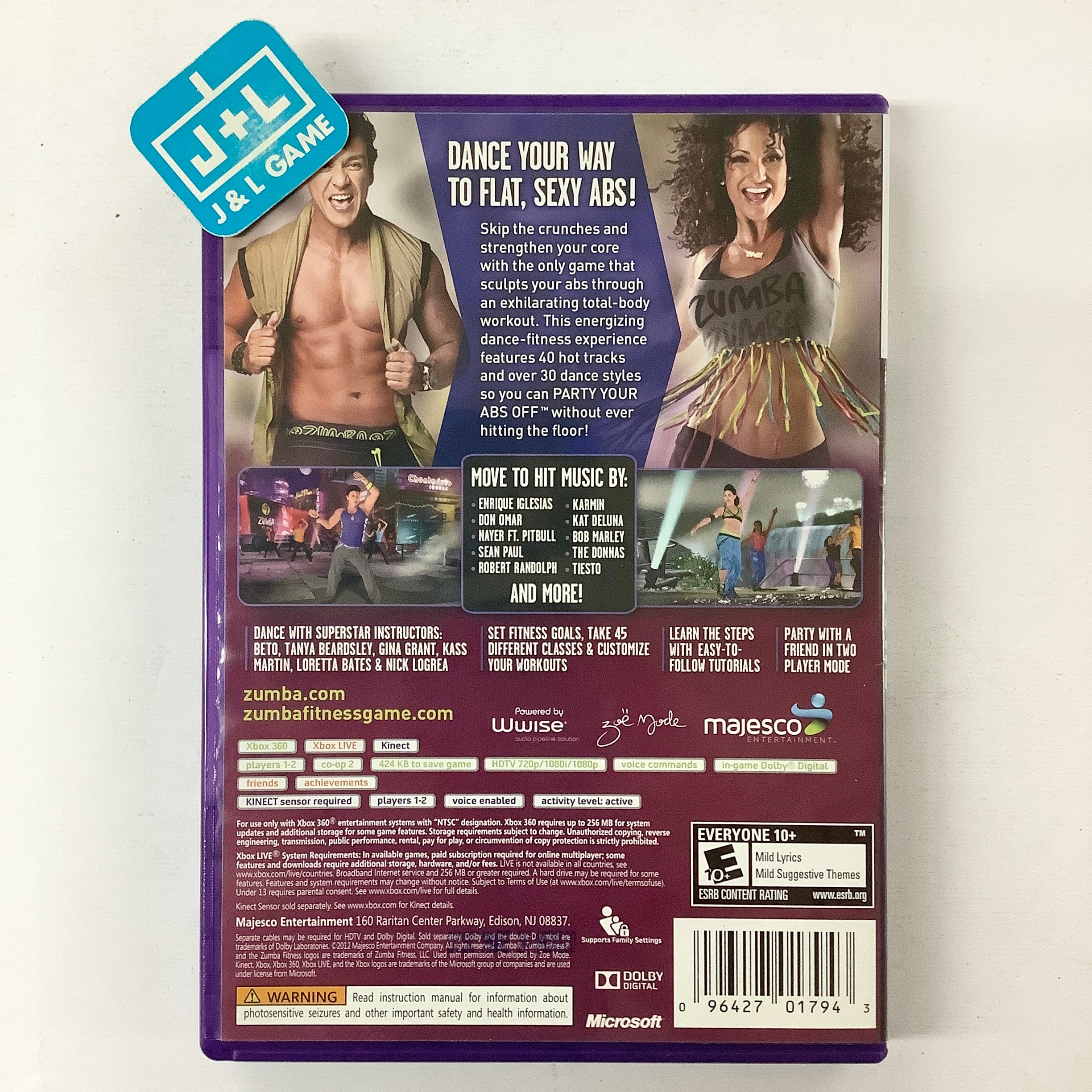 Zumba Fitness Core (Kinect Required) - Xbox 360 [Pre-Owned] Video Games Majesco   