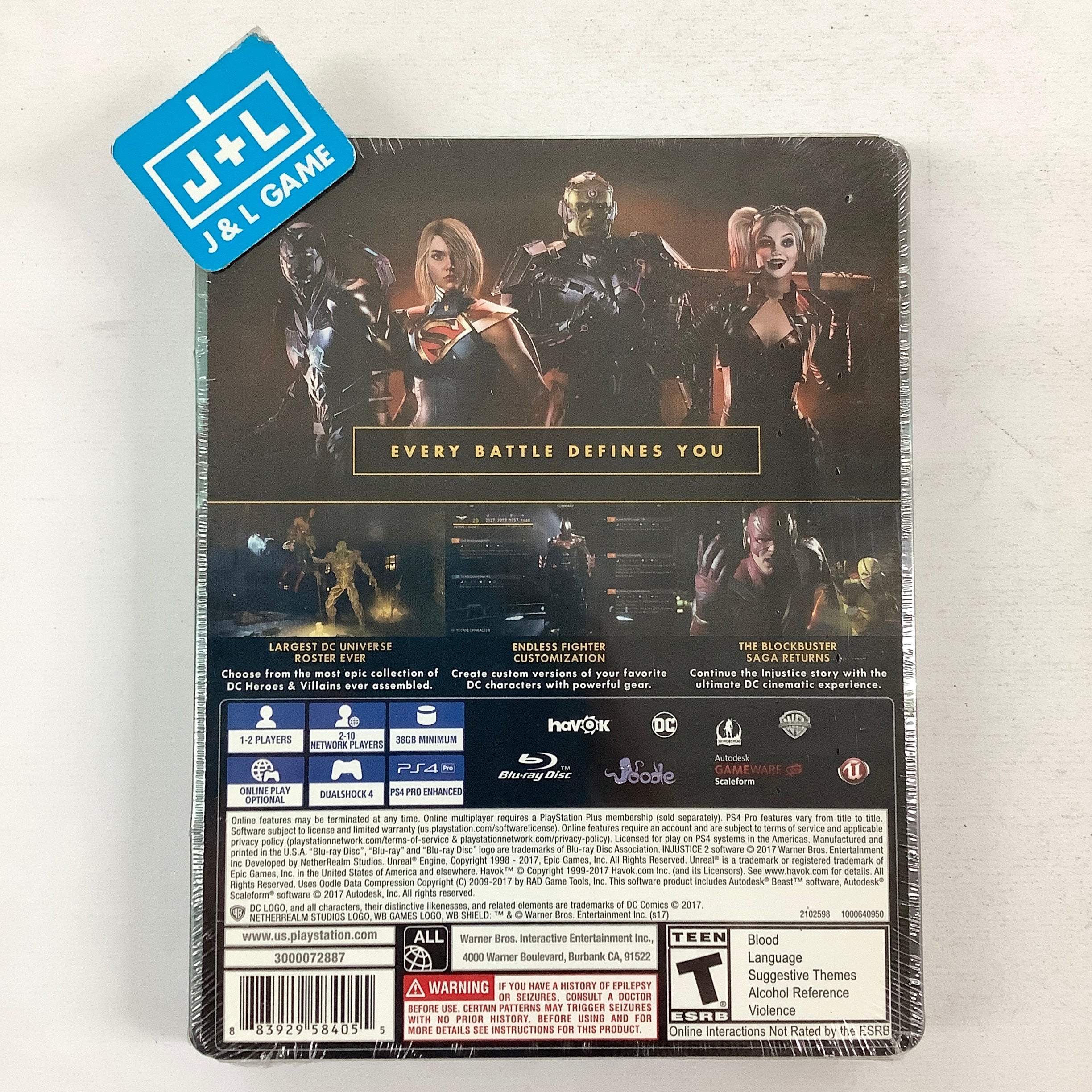 Injustice 2 (Ultimate Edition) - (PS4) PlayStation 4 | J&L Game