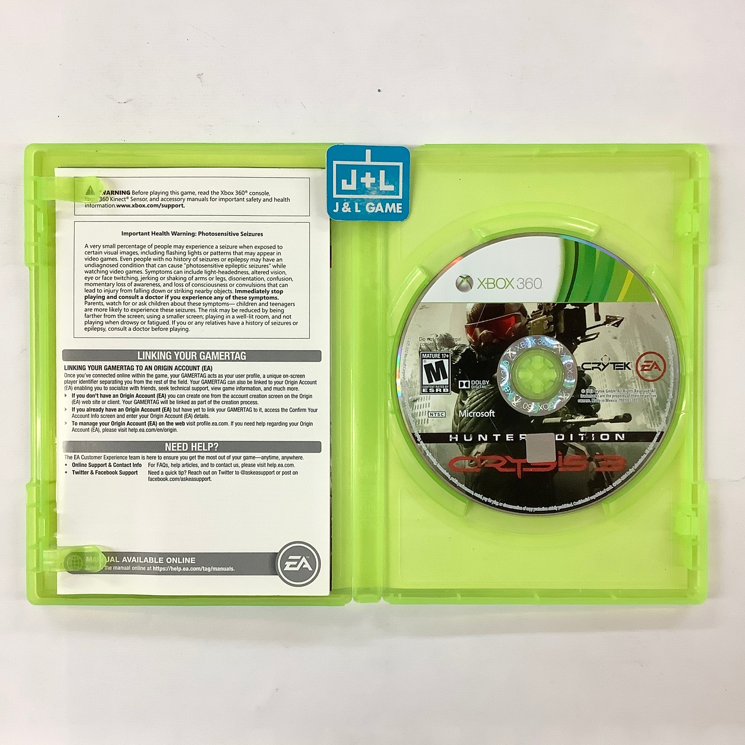 Crysis 3 (Hunter Edition) - Xbox 360 [Pre-Owned] Video Games Electronic Arts   
