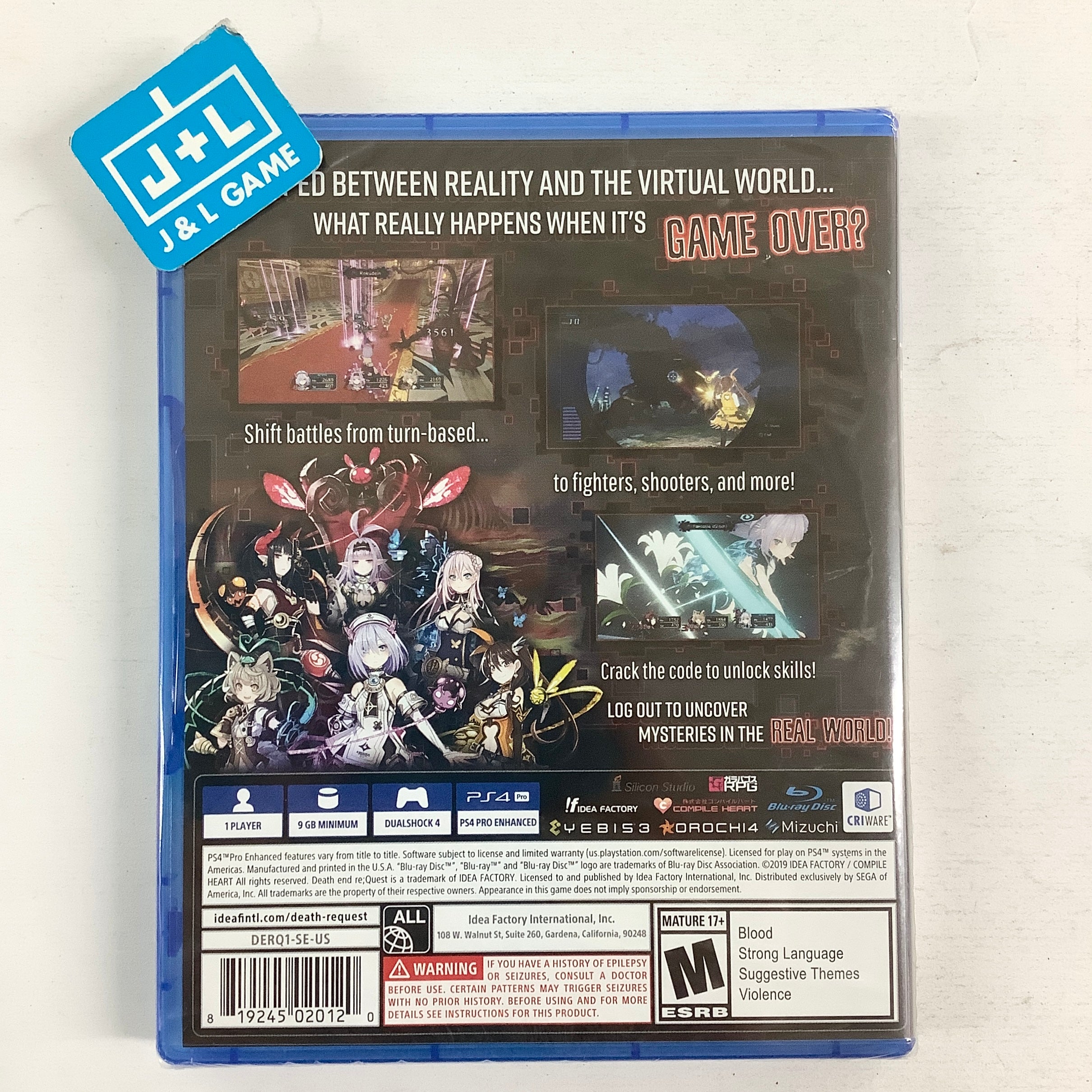 Death end re;Quest - (PS4) PlayStation 4 Video Games Idea Factory
