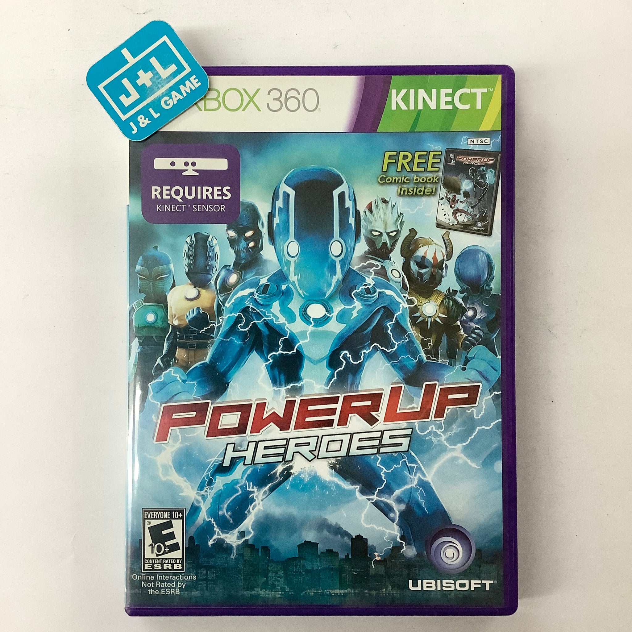 PowerUp Heroes (Kinect Required) - Xbox 360 [Pre-Owned] Video Games Ubisoft   