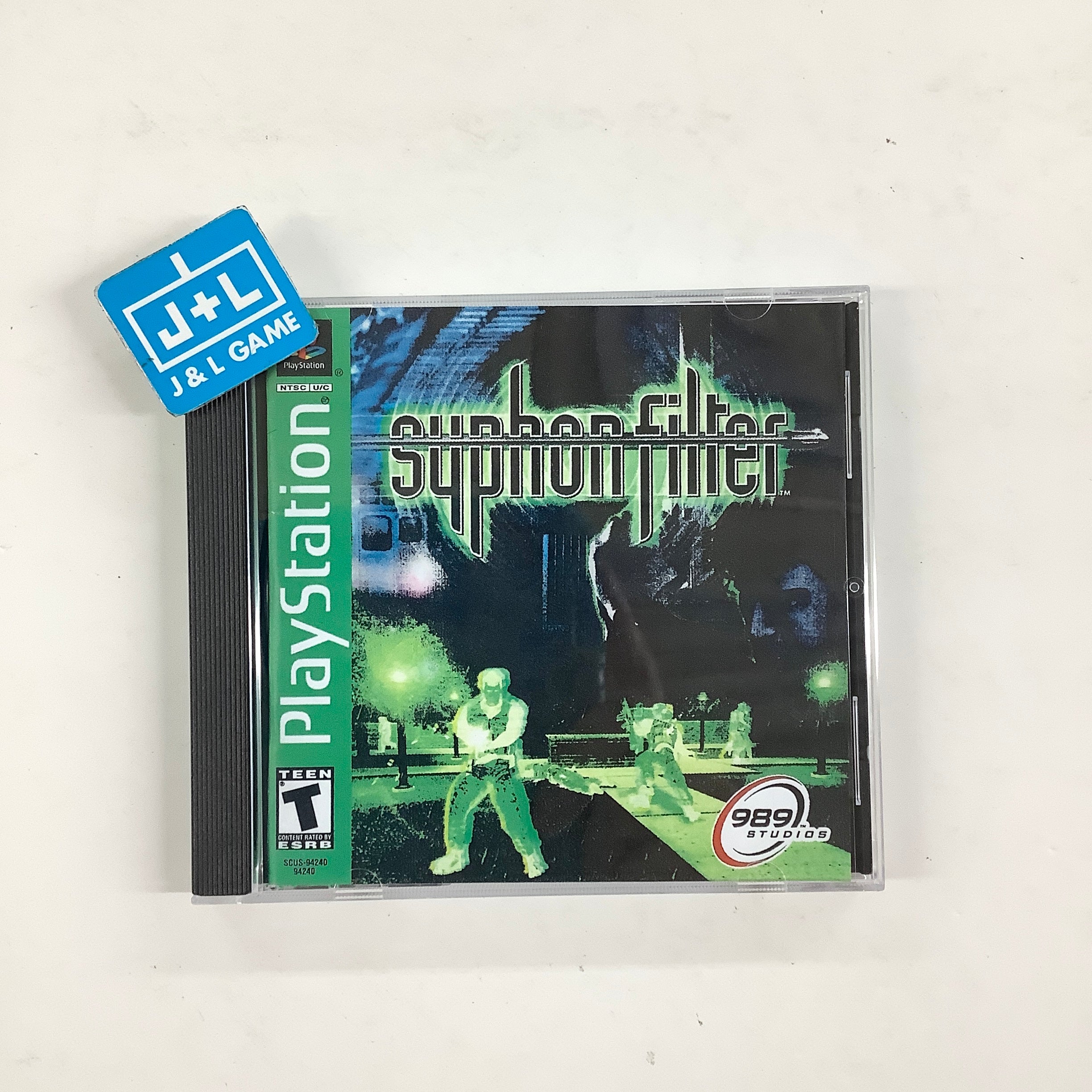 Syphon Filter (Greatest Hits) - (PS1) PlayStation 1 [Pre-Owned] Video Games 989 Studios