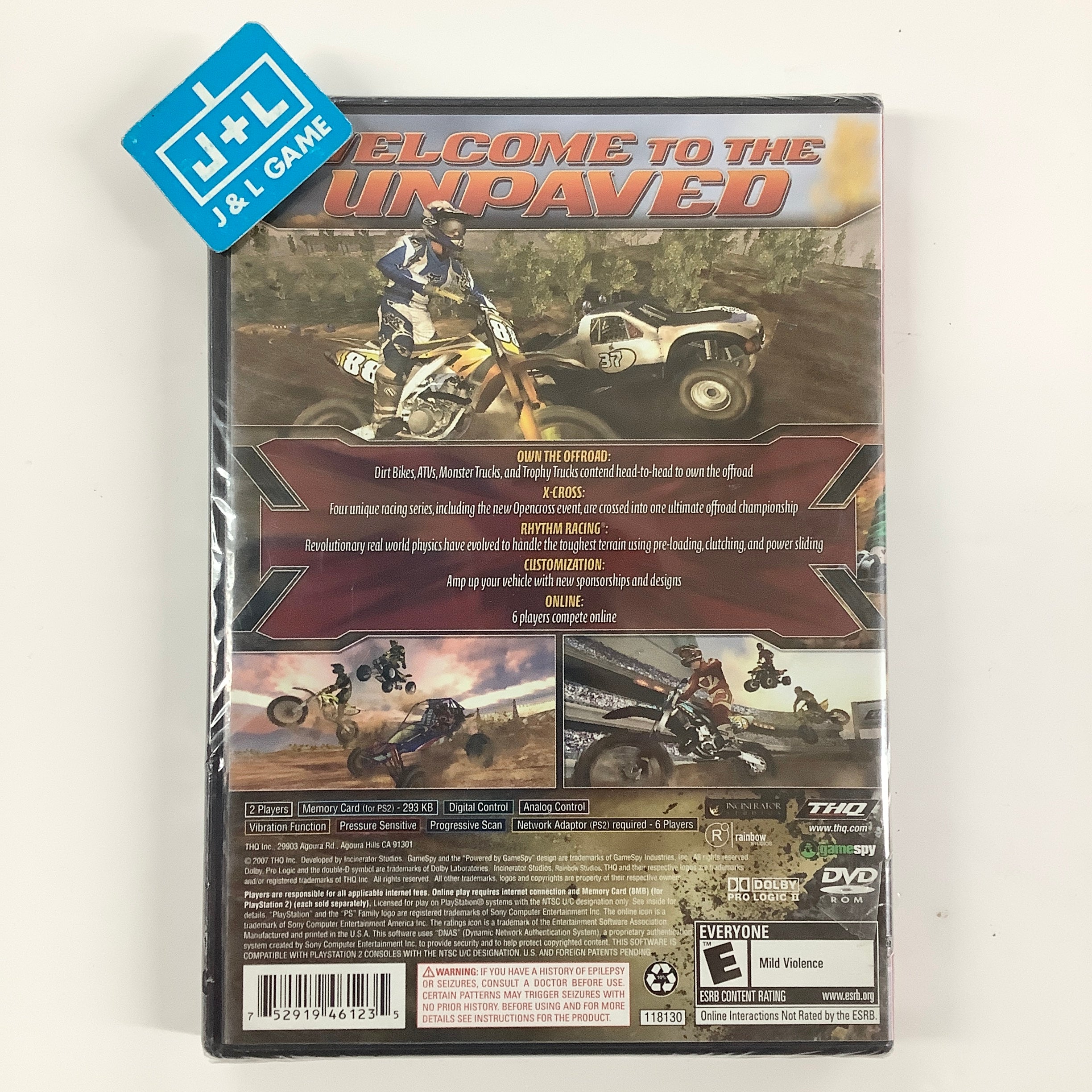 MX vs. ATV Untamed (Greatest Hits) - (PS2) PlayStation 2 Video Games THQ