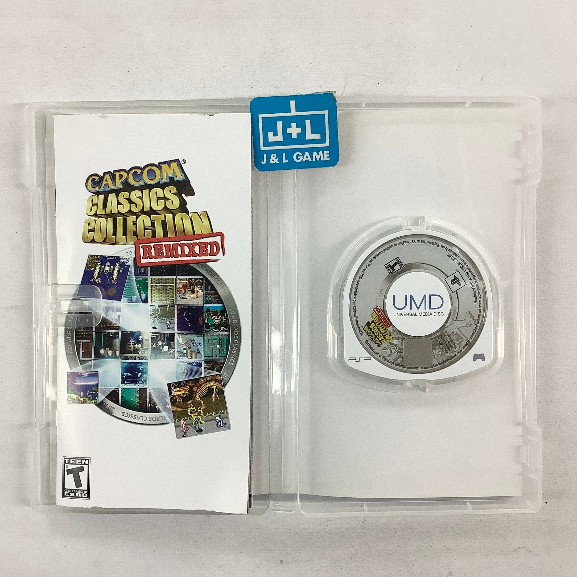 Capcom Classics Collection Remixed - Sony PSP [Pre-Owned] Video Games Capcom