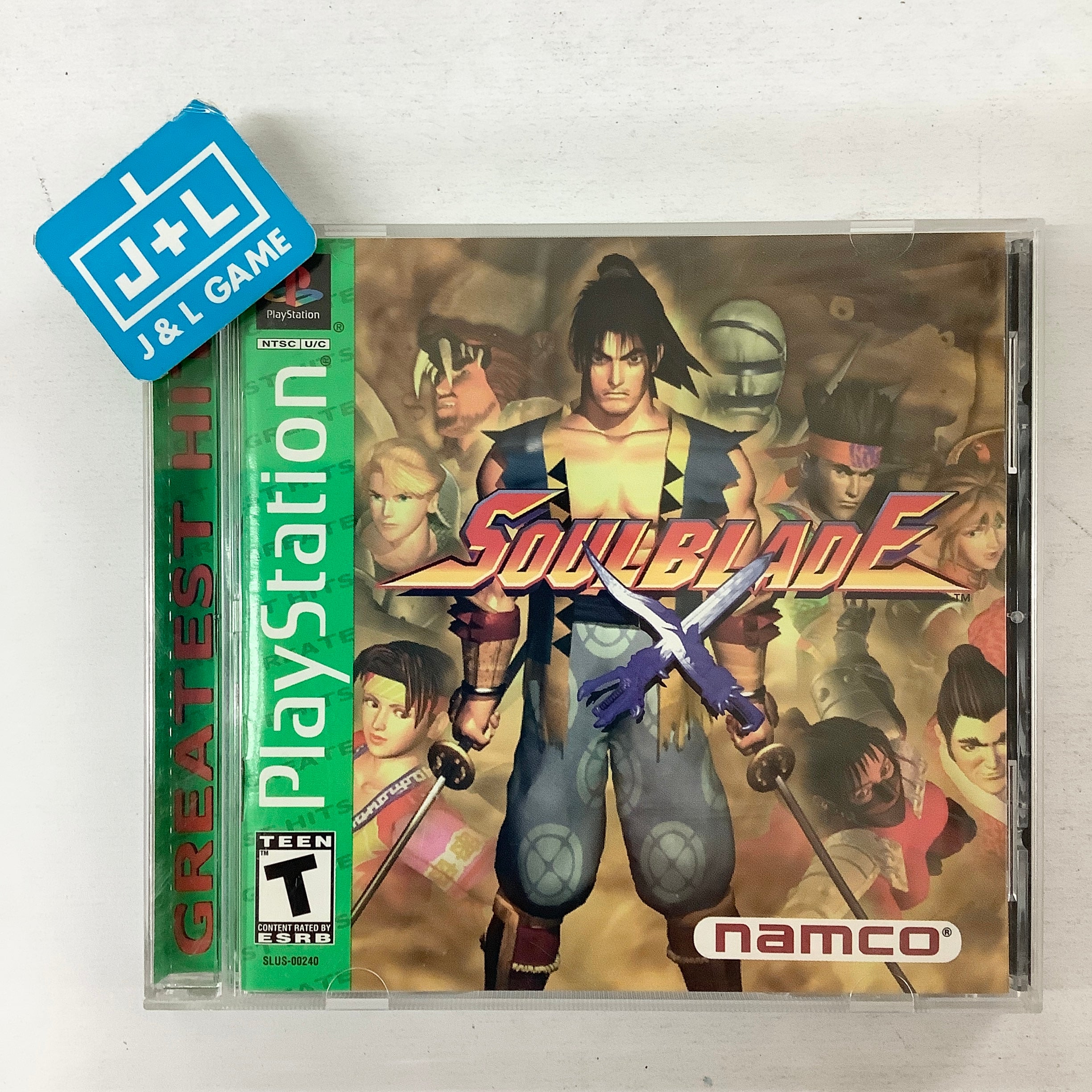 Soul Blade (Greatest Hits) - (PS1) PlayStation 1 [Pre-Owned] Video Games Namco   