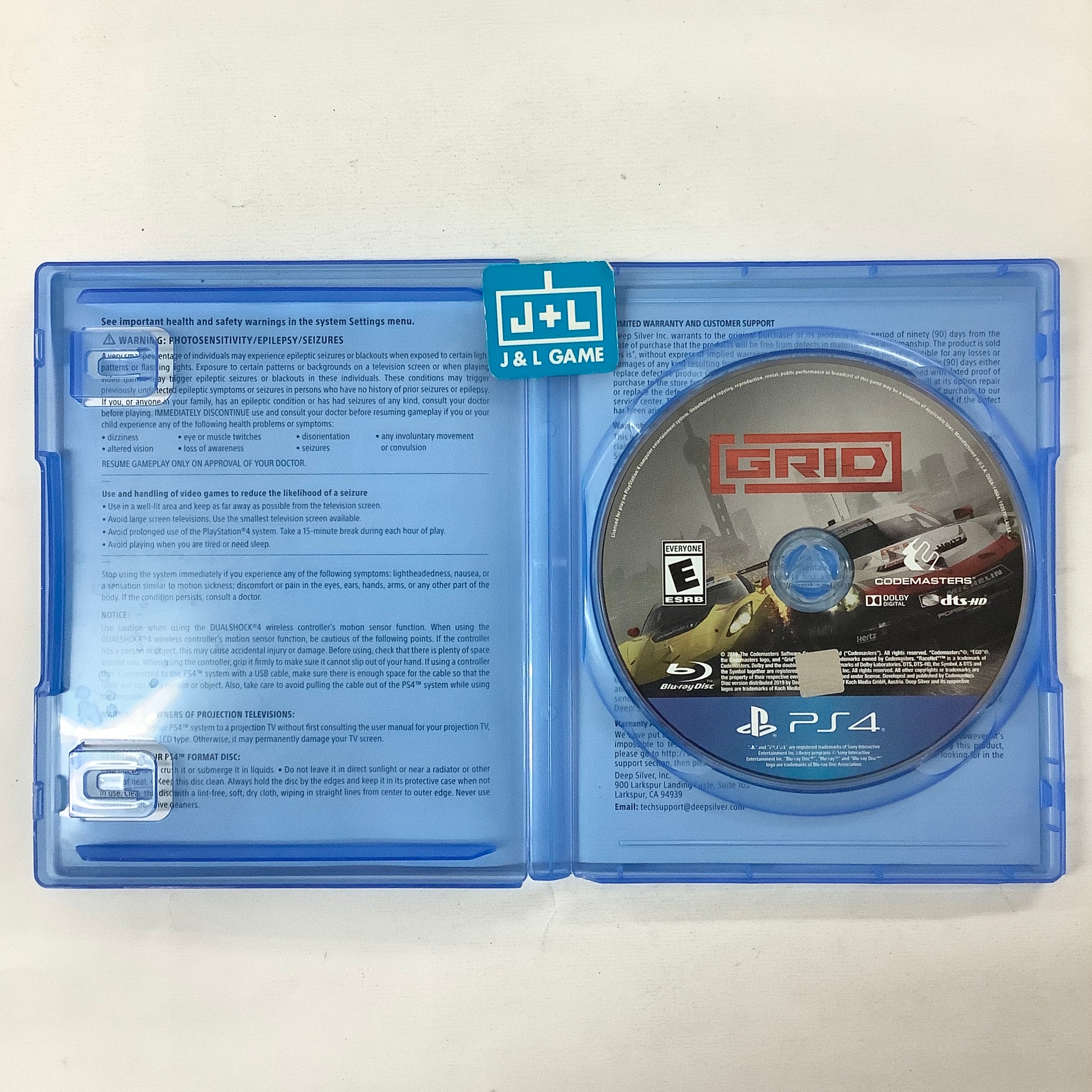 Grid - (PS4) PlayStation 4 [Pre-Owned] Video Games Deep Silver   
