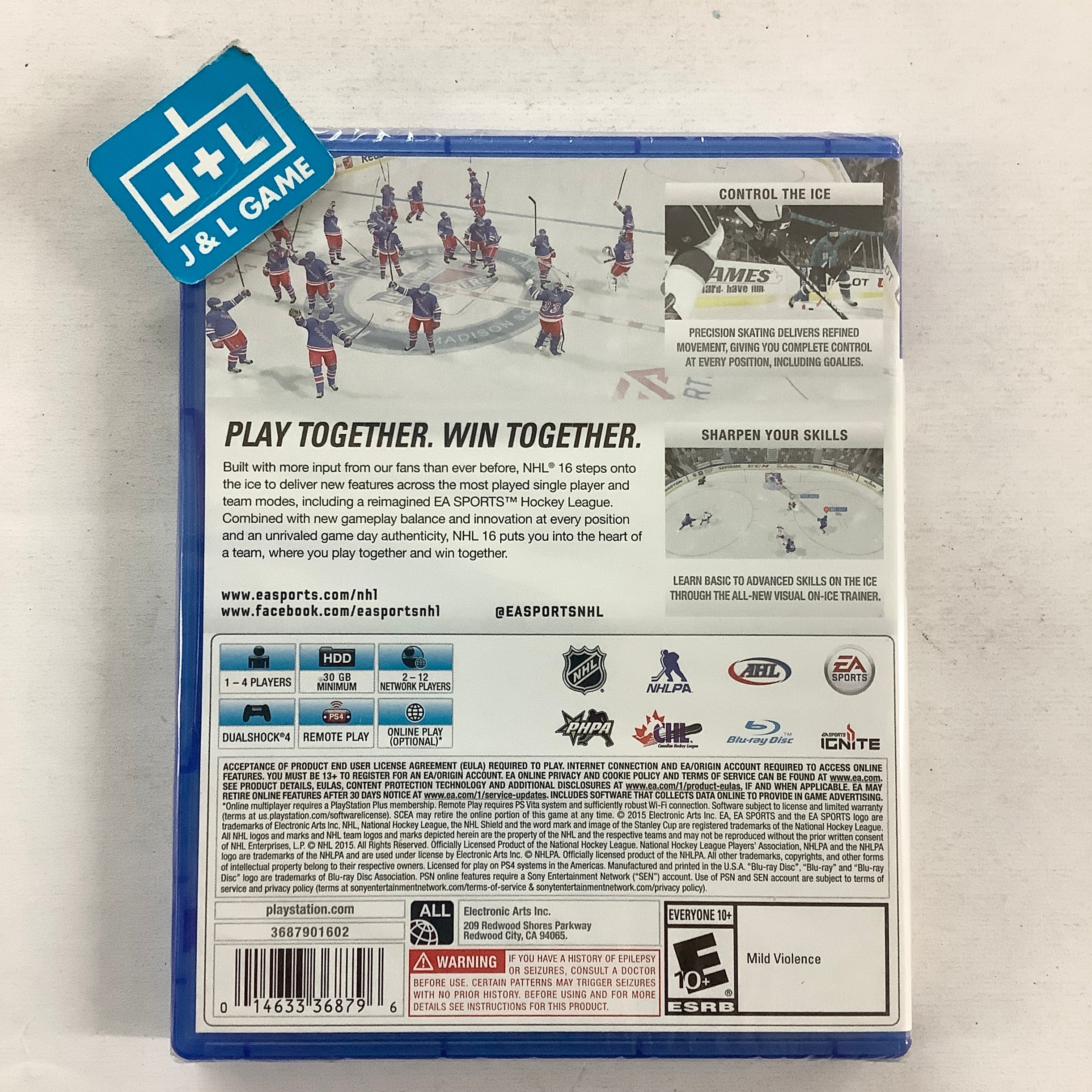 NHL 16 - (PS4) PlayStation 4 Video Games EA Sports