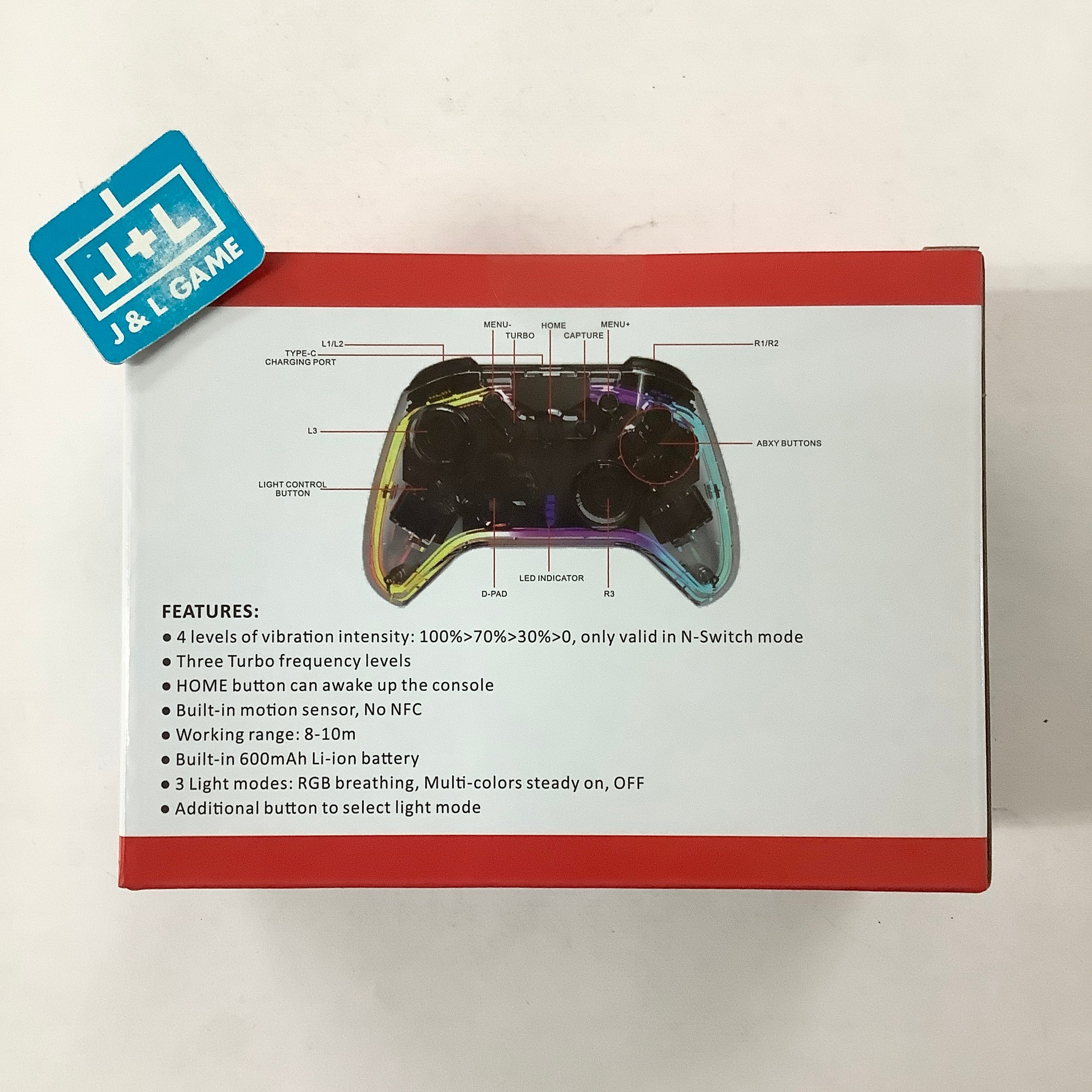 NEXiLUX Nexiglow Wireless RGB Controller - (NSW) Nintendo Switch Accessories NEXiLUX   