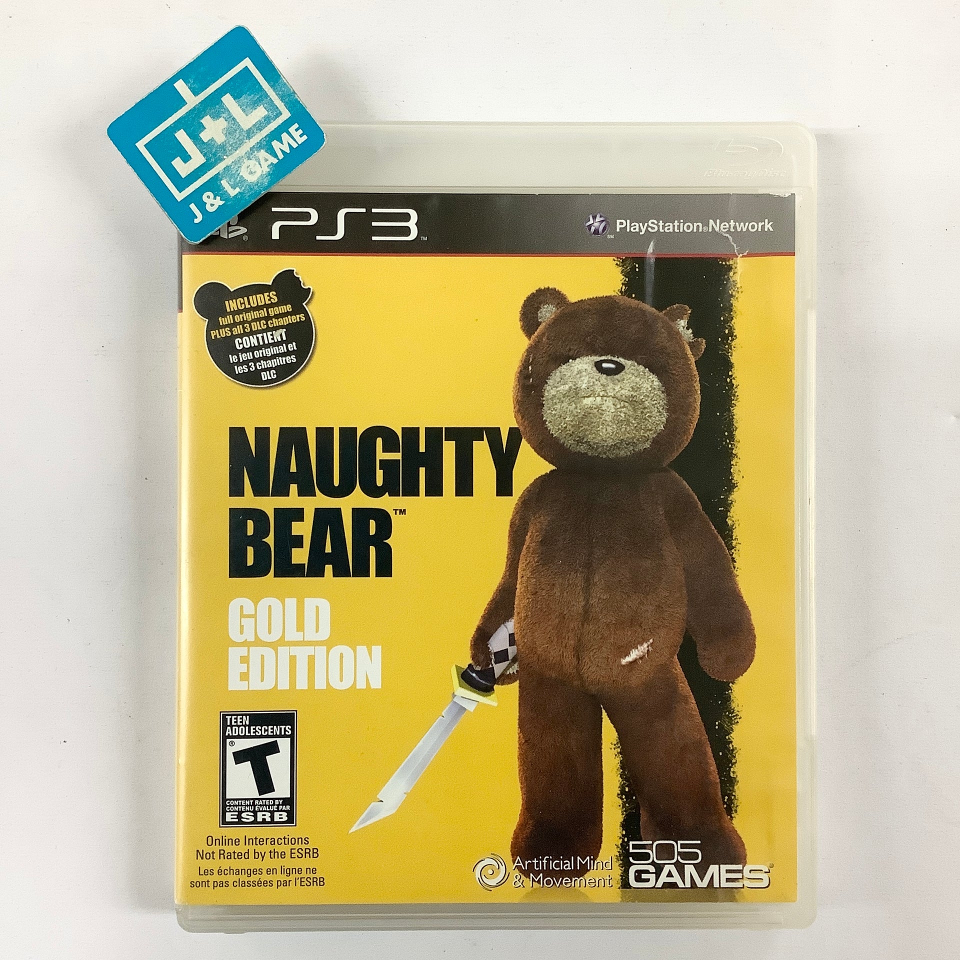 SONY - PLAYSTATION - PS3 - Naughty Bear - PAL FR