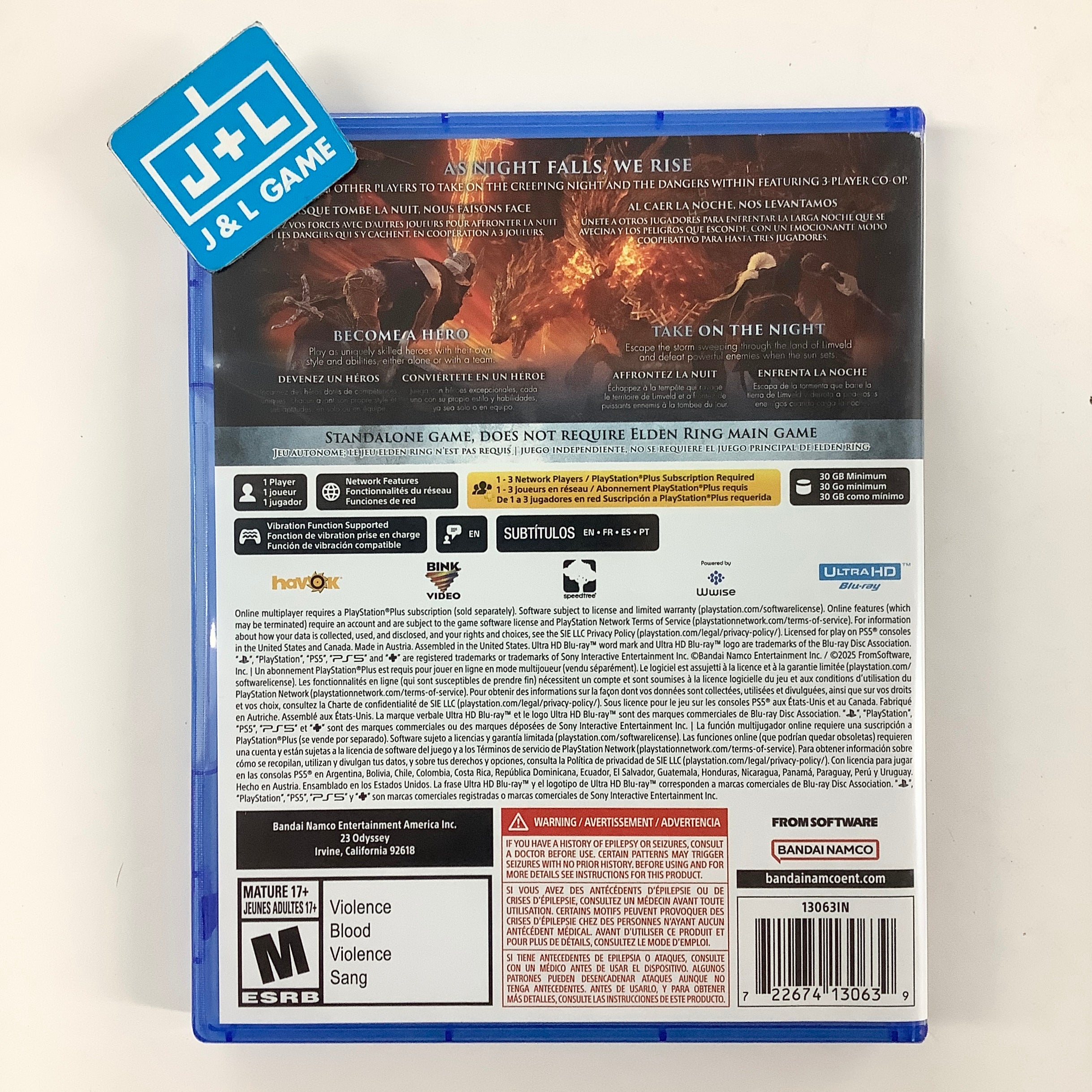 Elden Ring Nightreign - (PS5) PlayStation 5 [Pre-Owned] Video Games BANDAI NAMCO Entertainment