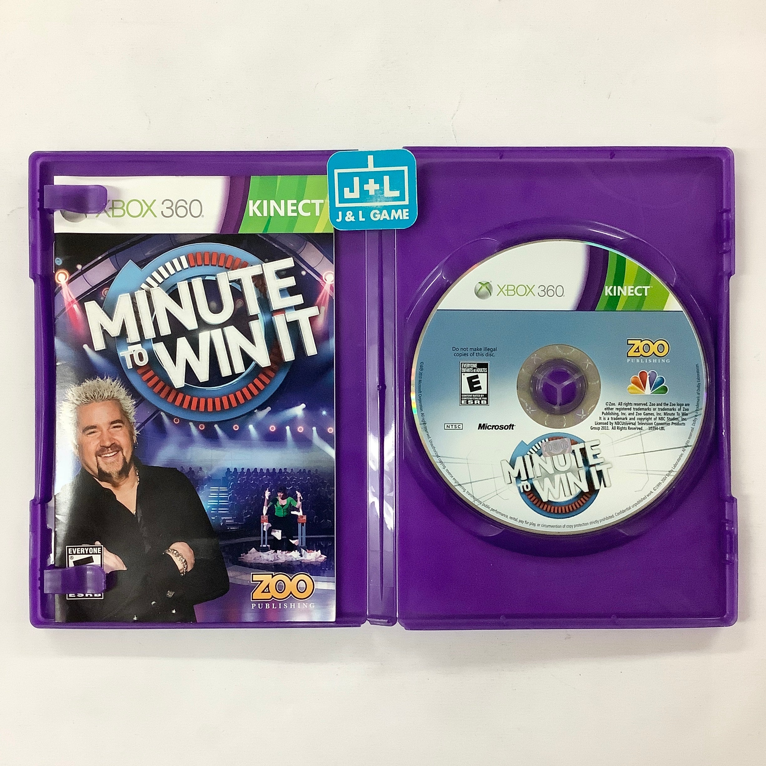 Minute to Win It (Kinect Required) - Xbox 360 [Pre-Owned] Video Games Zoo Games   