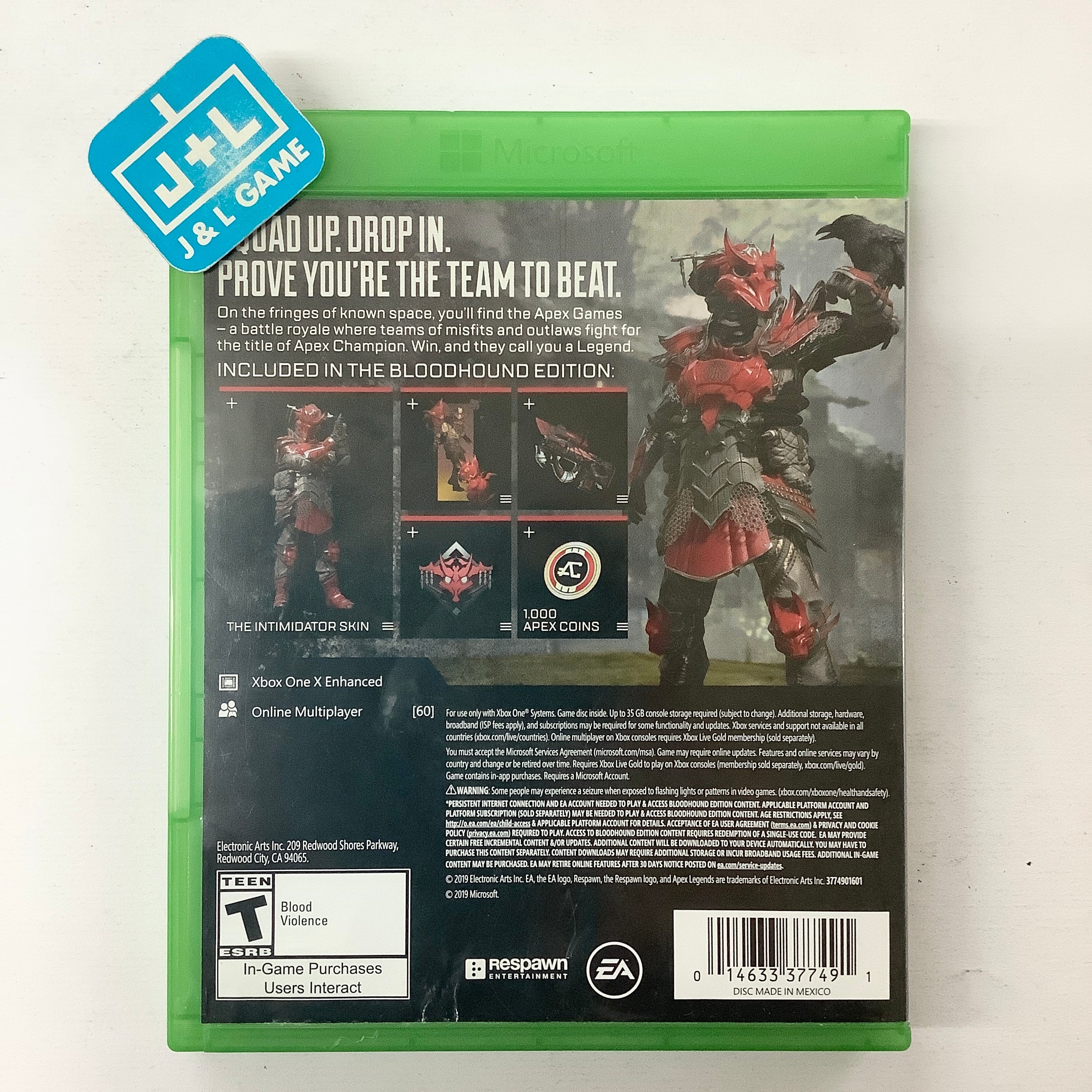 Apex Legends (Bloodhound Edition) - (XB1) Xbox One [Pre-Owned] Video Games Electronic Arts   