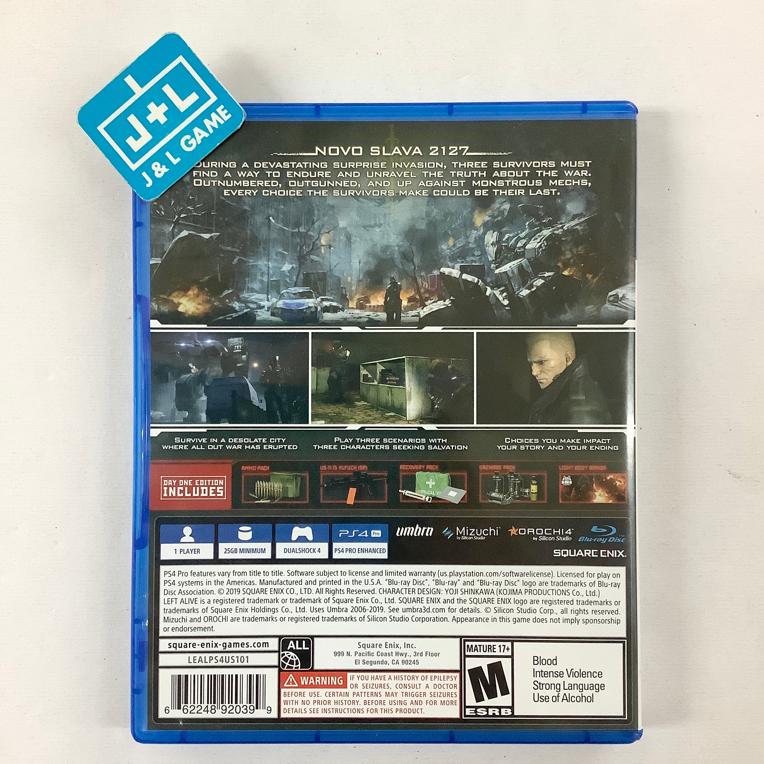 Left Alive (Day One Edition) - (PS4) PlayStation 4 [Pre