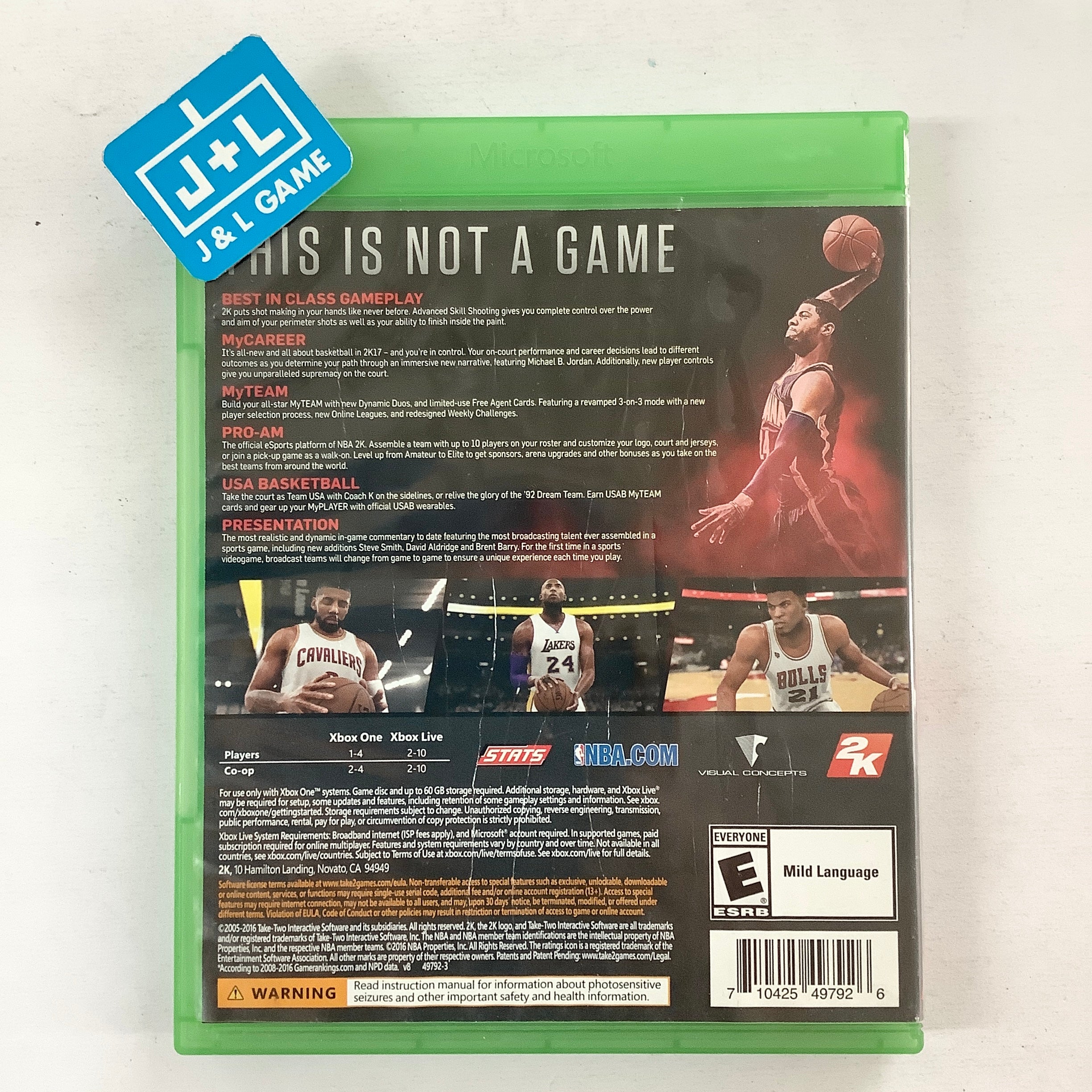 NBA 2K17 - (XB1) Xbox One [Pre-Owned] Video Games 2K Games   